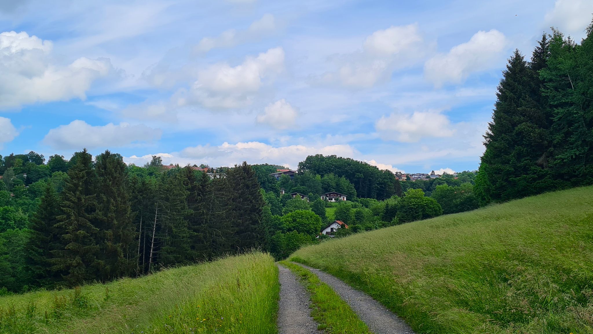 Blick nach Sattelbogen
