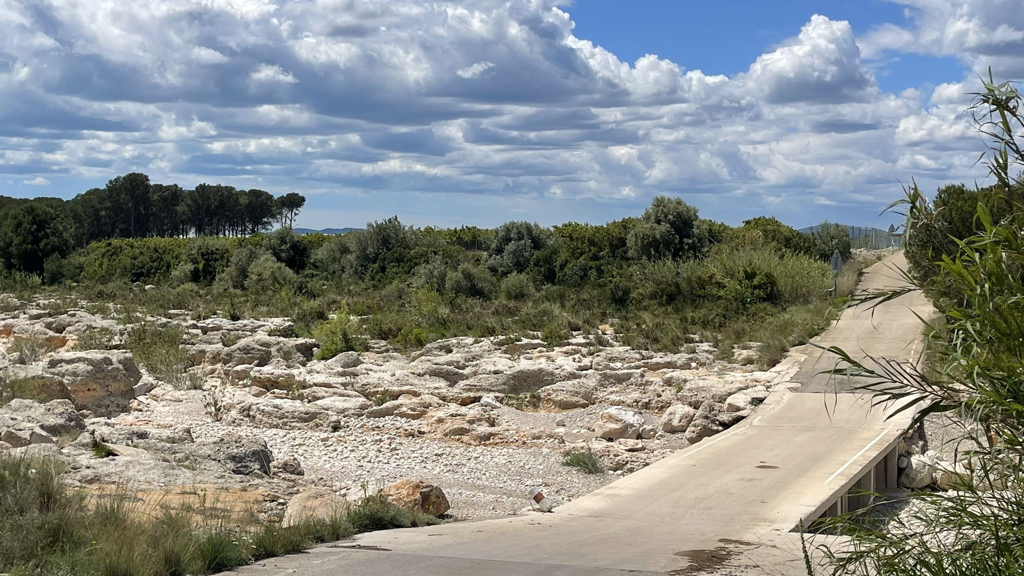 Ein ausgetrockneter « Riu Cervol » 🫣
