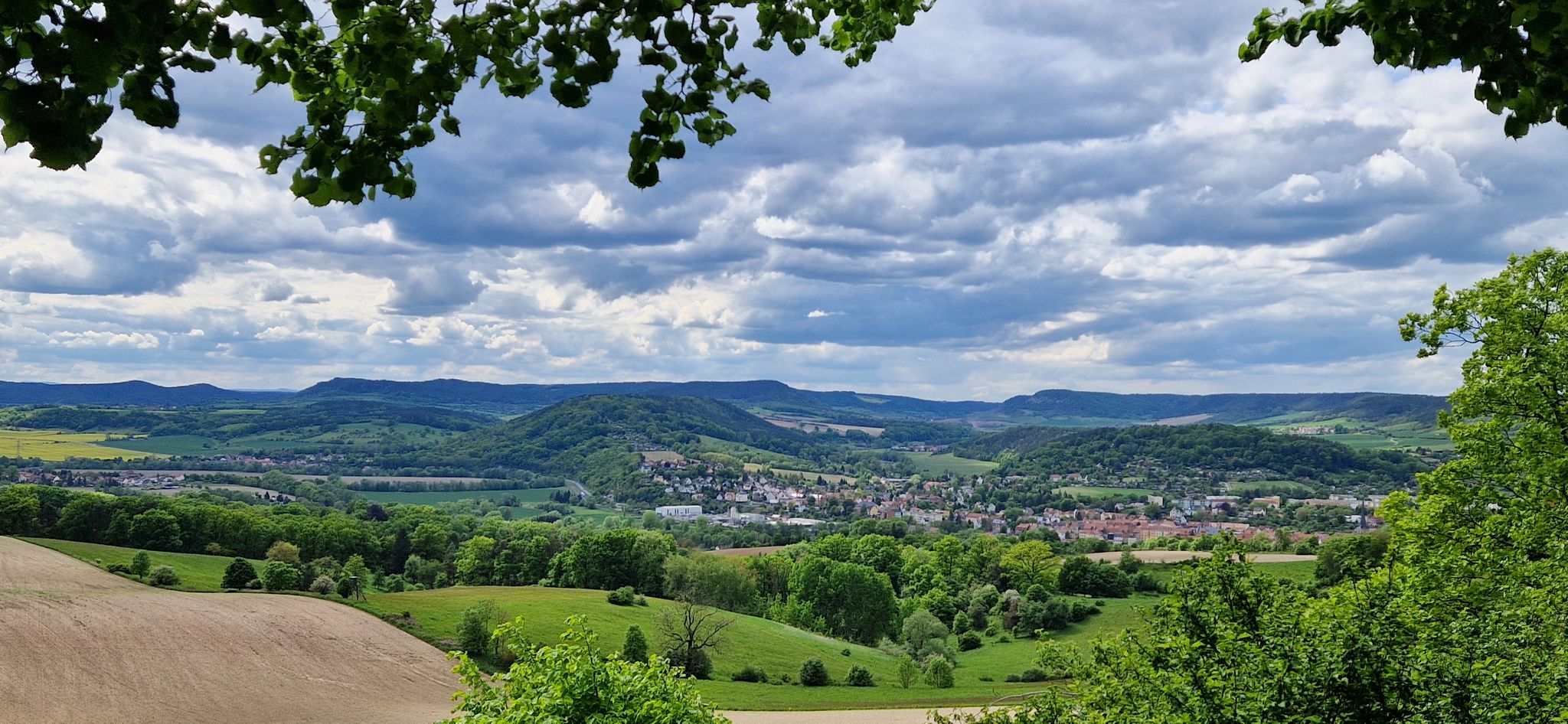 Blick nach Kahla