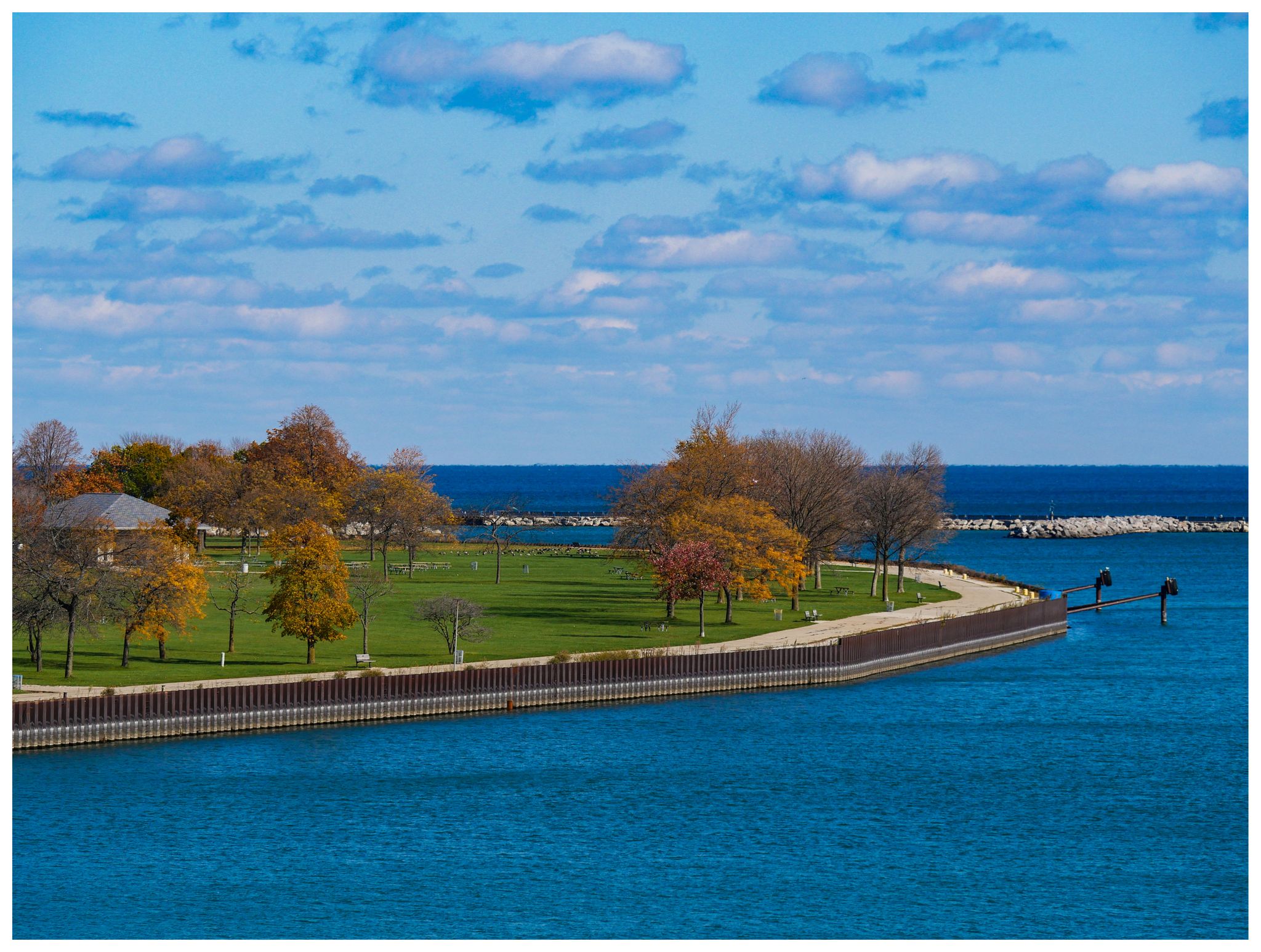 Blick zum Veterans Park