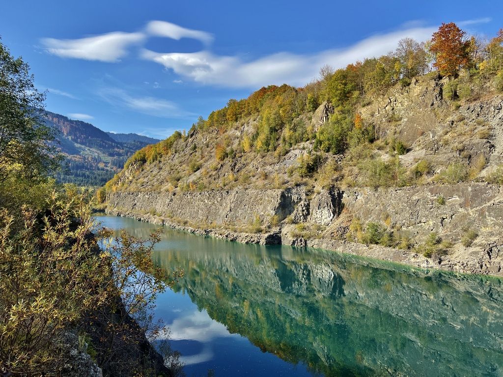 Murnauer Moos am Langen Köchel vorbei,   Oktober 2022   MTB-Tour