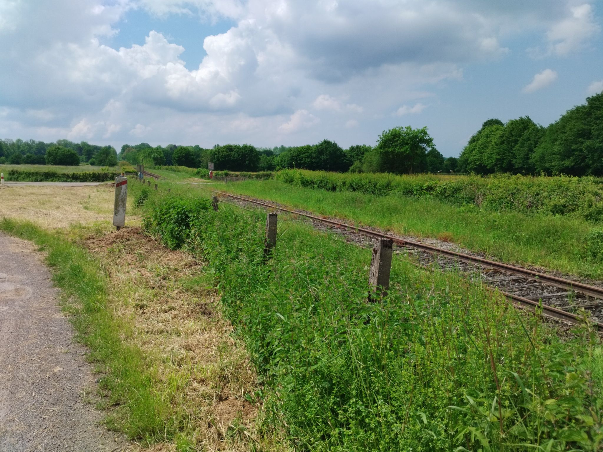 altes Gleis, statt neuem Bahntrassenradweg
