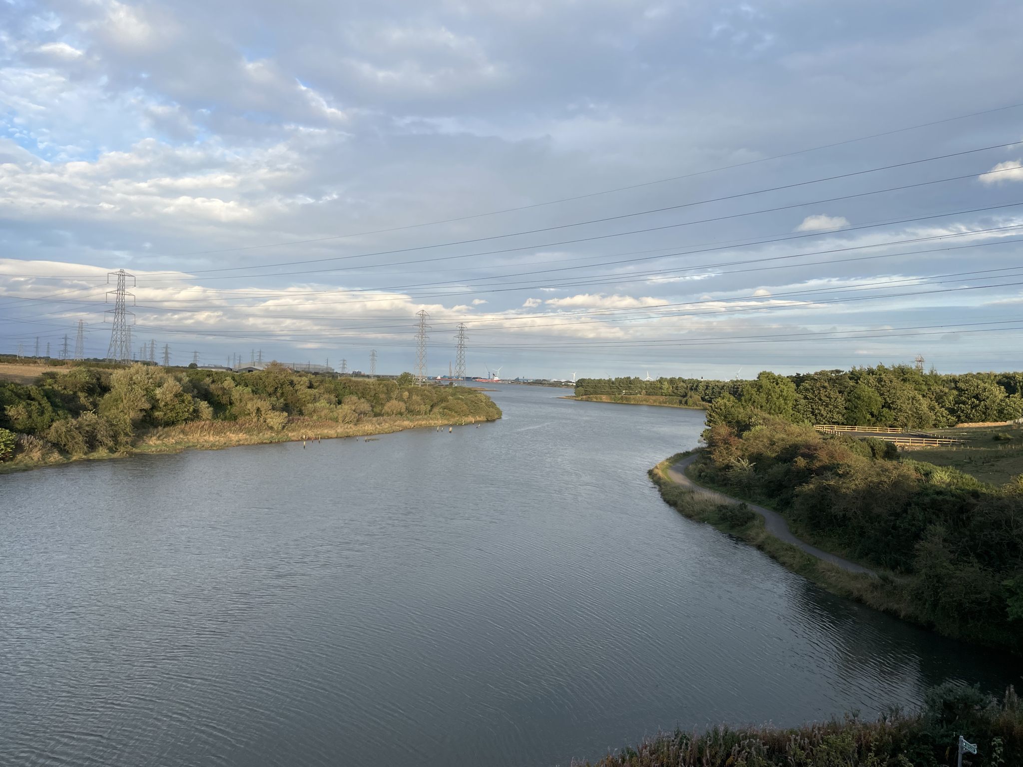 River Blyth from Kitty Brewster Bridge Route 1 South
