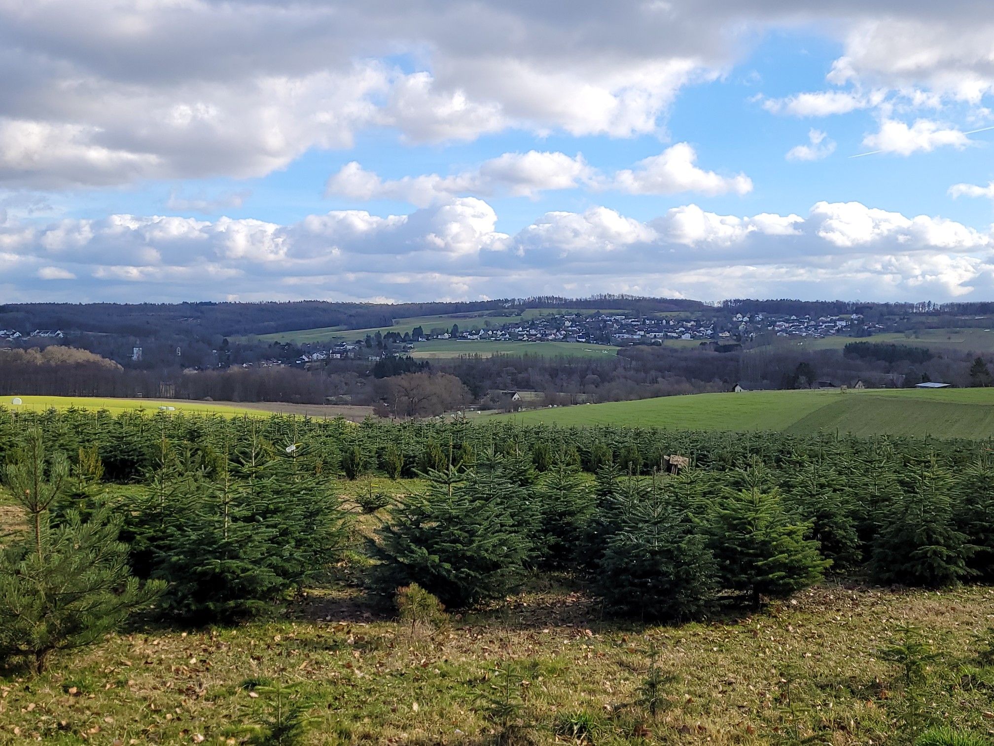 Noch ein Blick Richtung Almersbach und Fluterschen