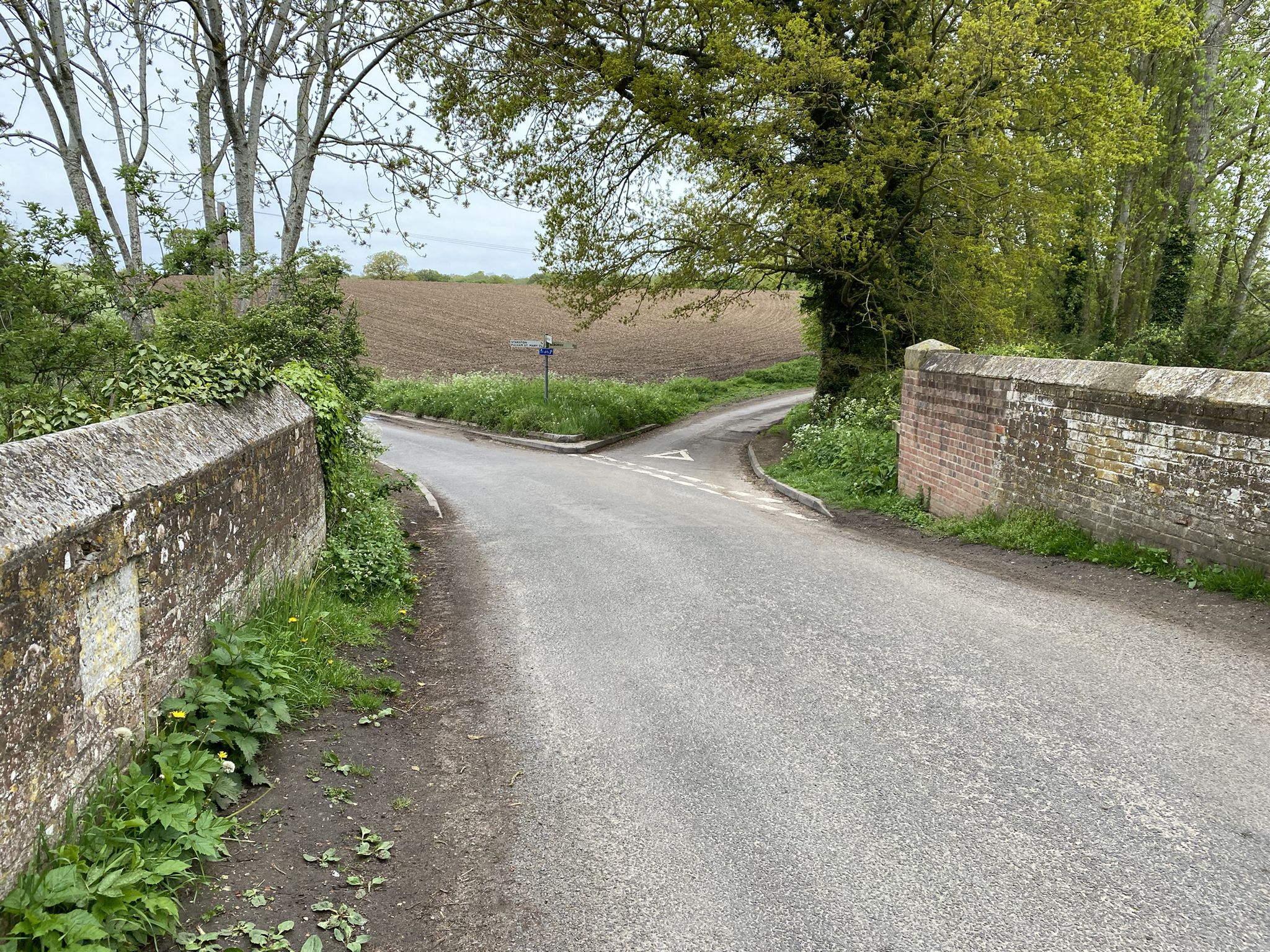 Once at this lovely bridge, take the right hand lane