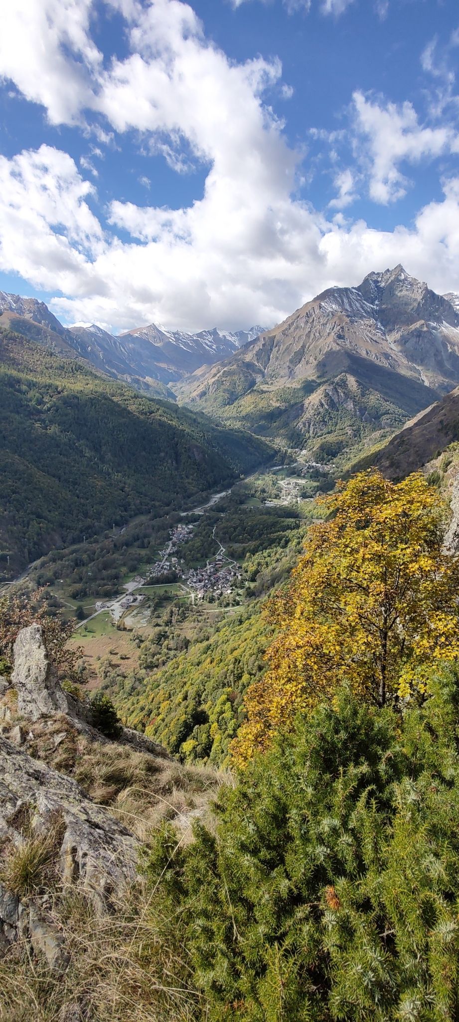 sosta sulla ferrata, ultimo tiro lungo