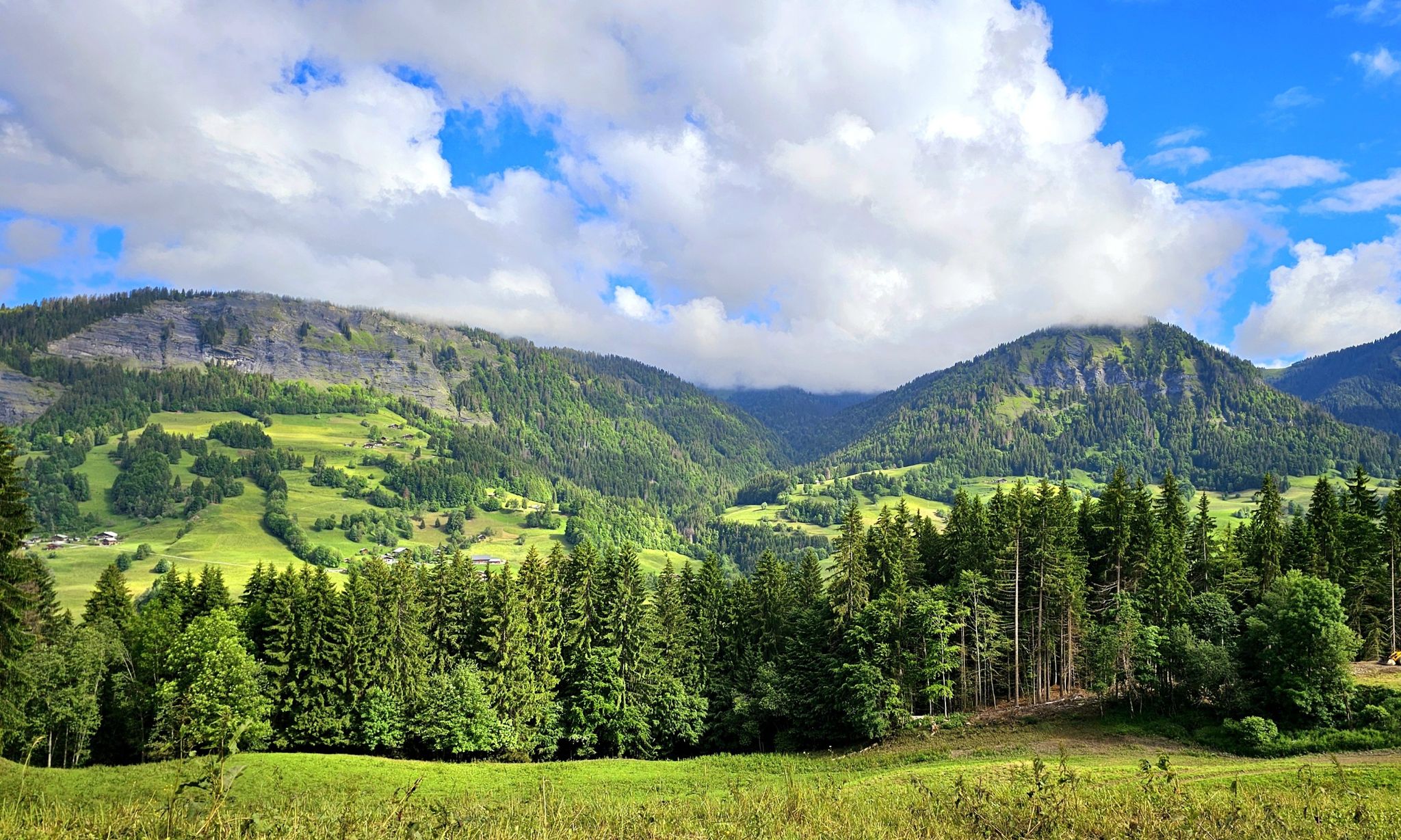 Blick Richtung Signál du Sac (1.683m)