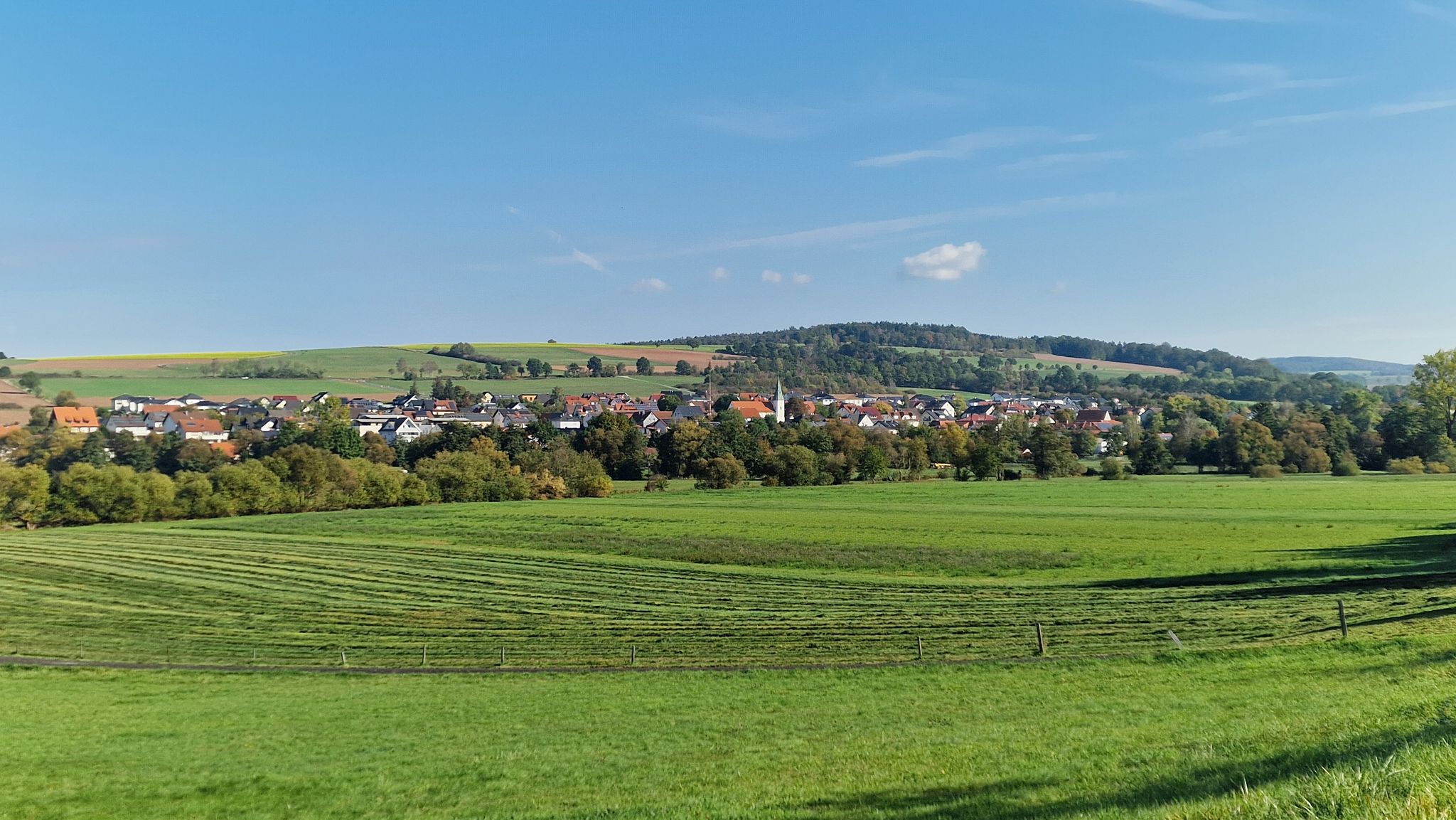 Blick auf Rönshausen