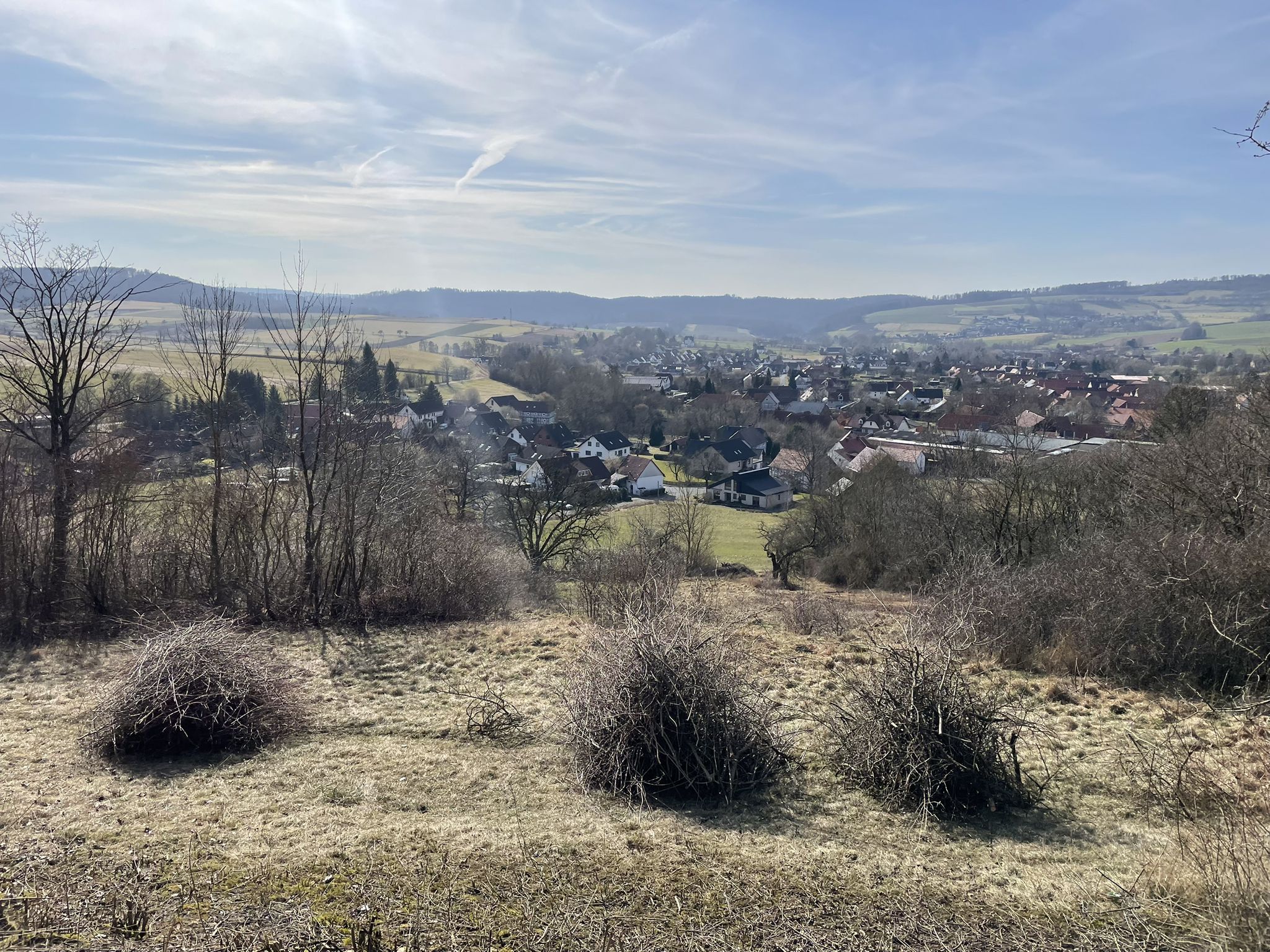 Blick vom Grillplatz auf Scheden