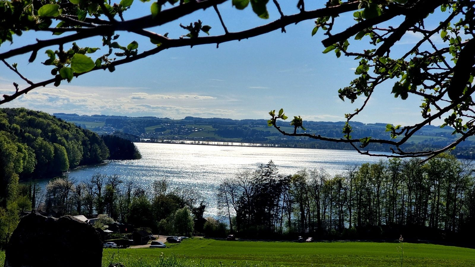Gebertsham-Westblick über den Mattsee