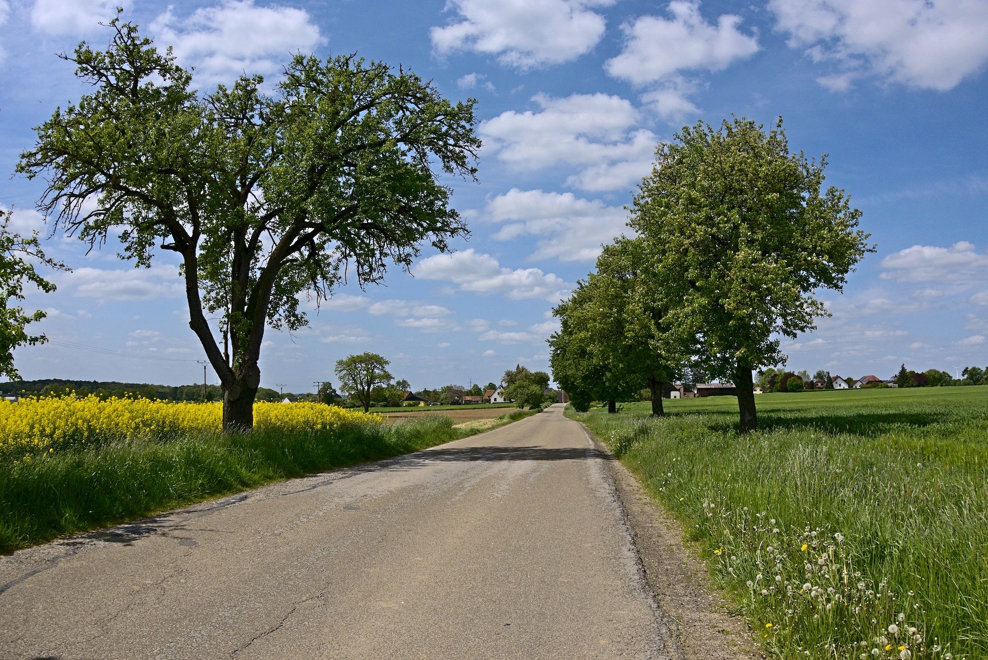 Zufahrt auf Großallmerspann