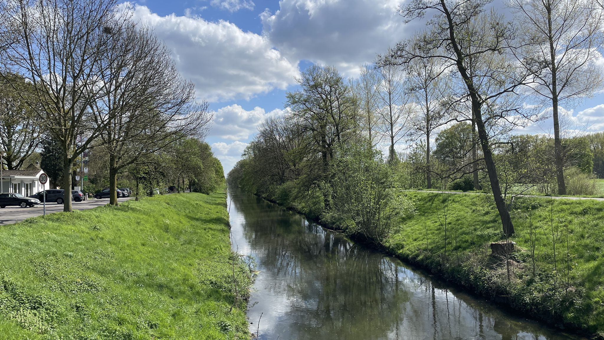 Am Nierseradweg zwischen Süchteln und Viersen