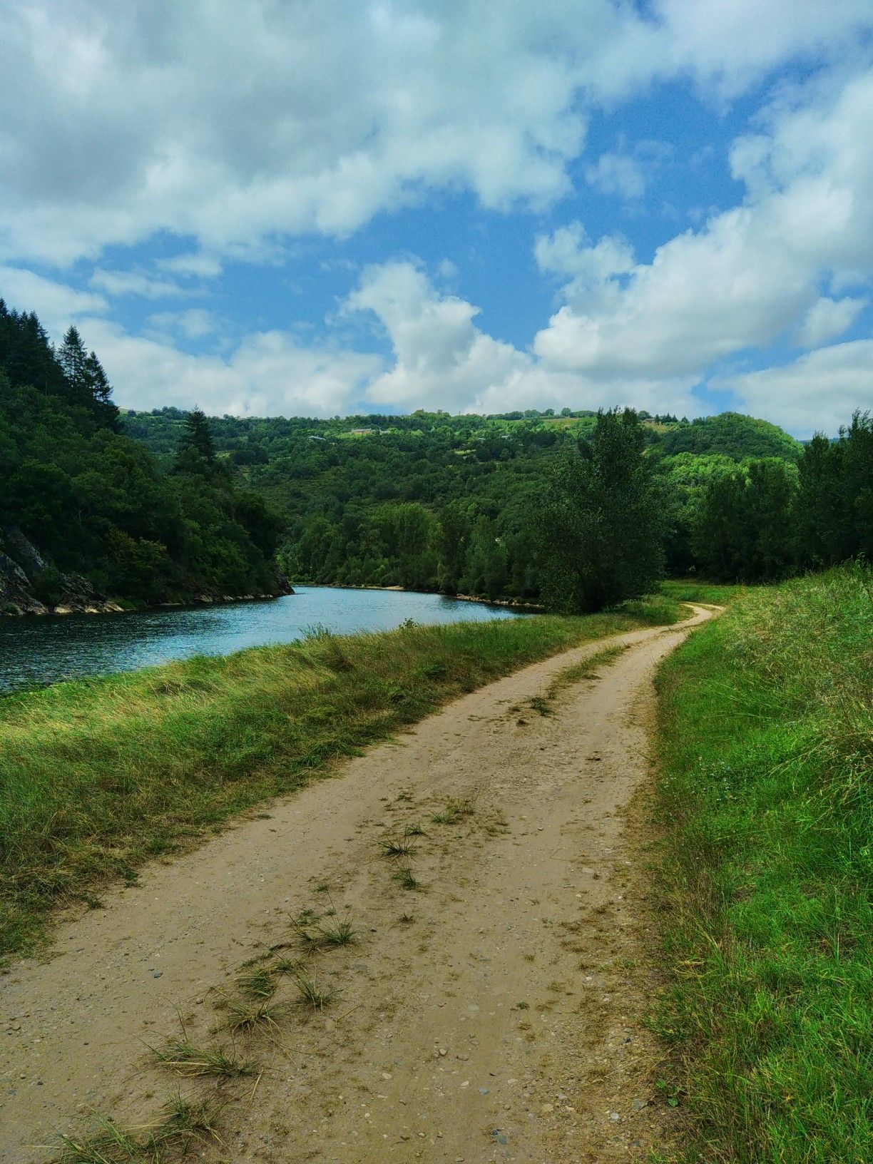 partie gravel en bord de Tarn