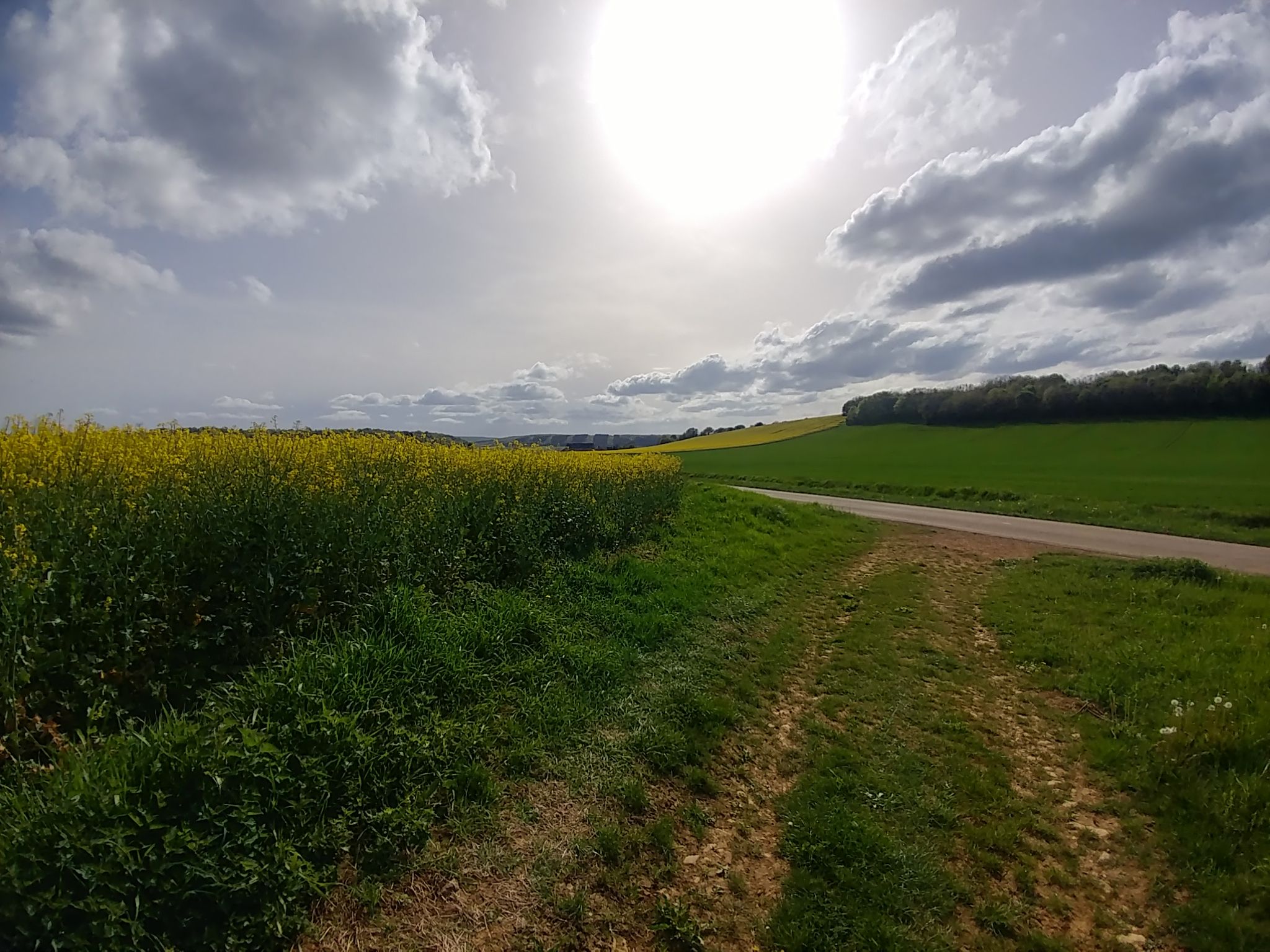 Das Wetter wurde immer schöner ud heißer, es war immer noch April!
