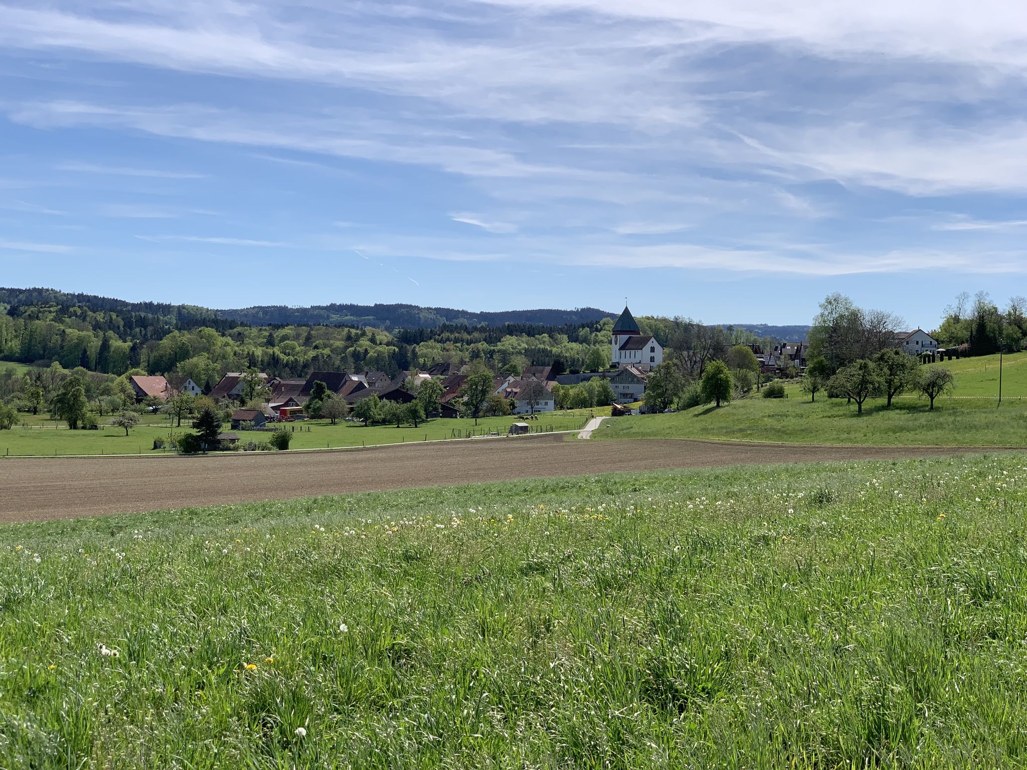 Blick auf Oberillnau