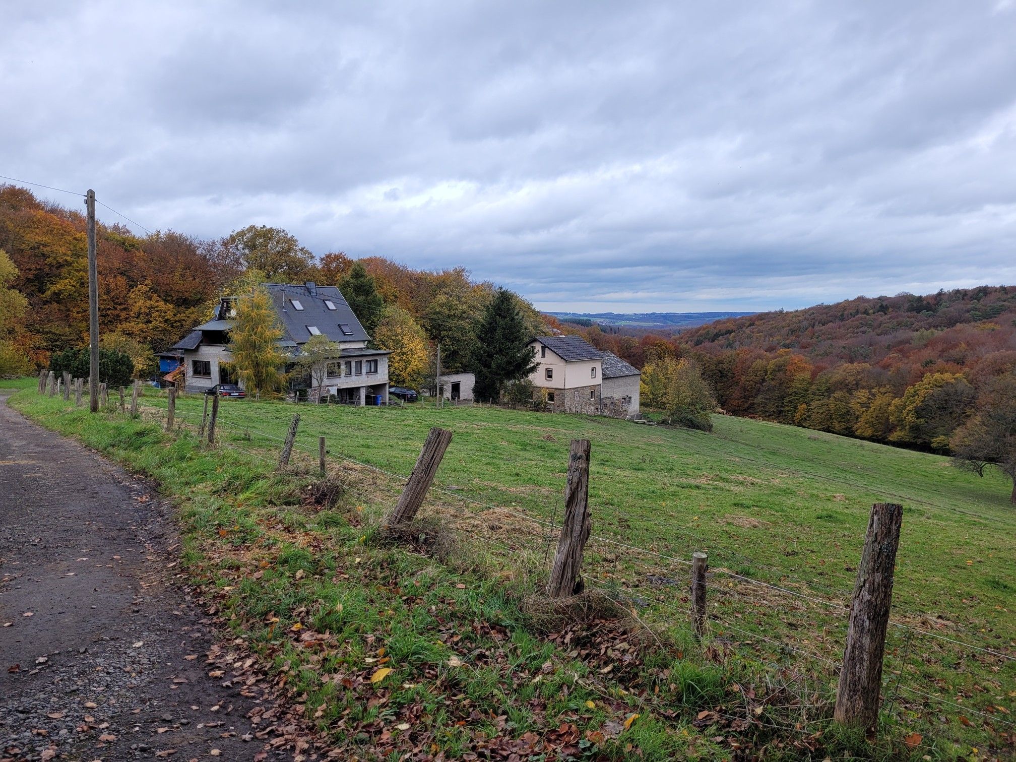Blick zum Weiler Marhähnen