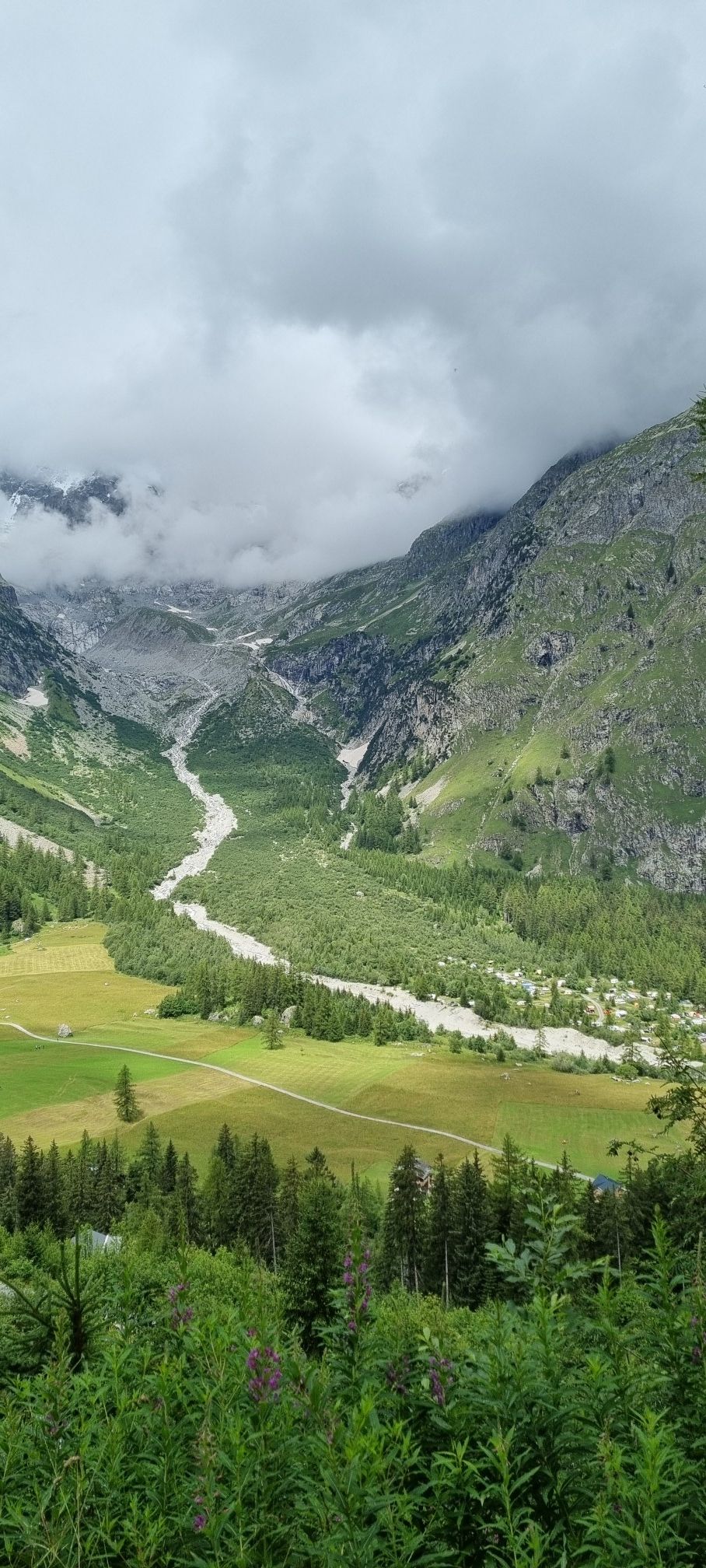 Gletscherblick bei La Fouly