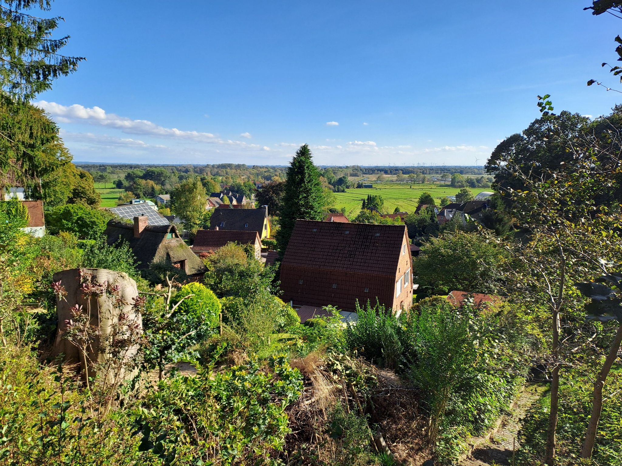 Schöne Aussicht nach Osten