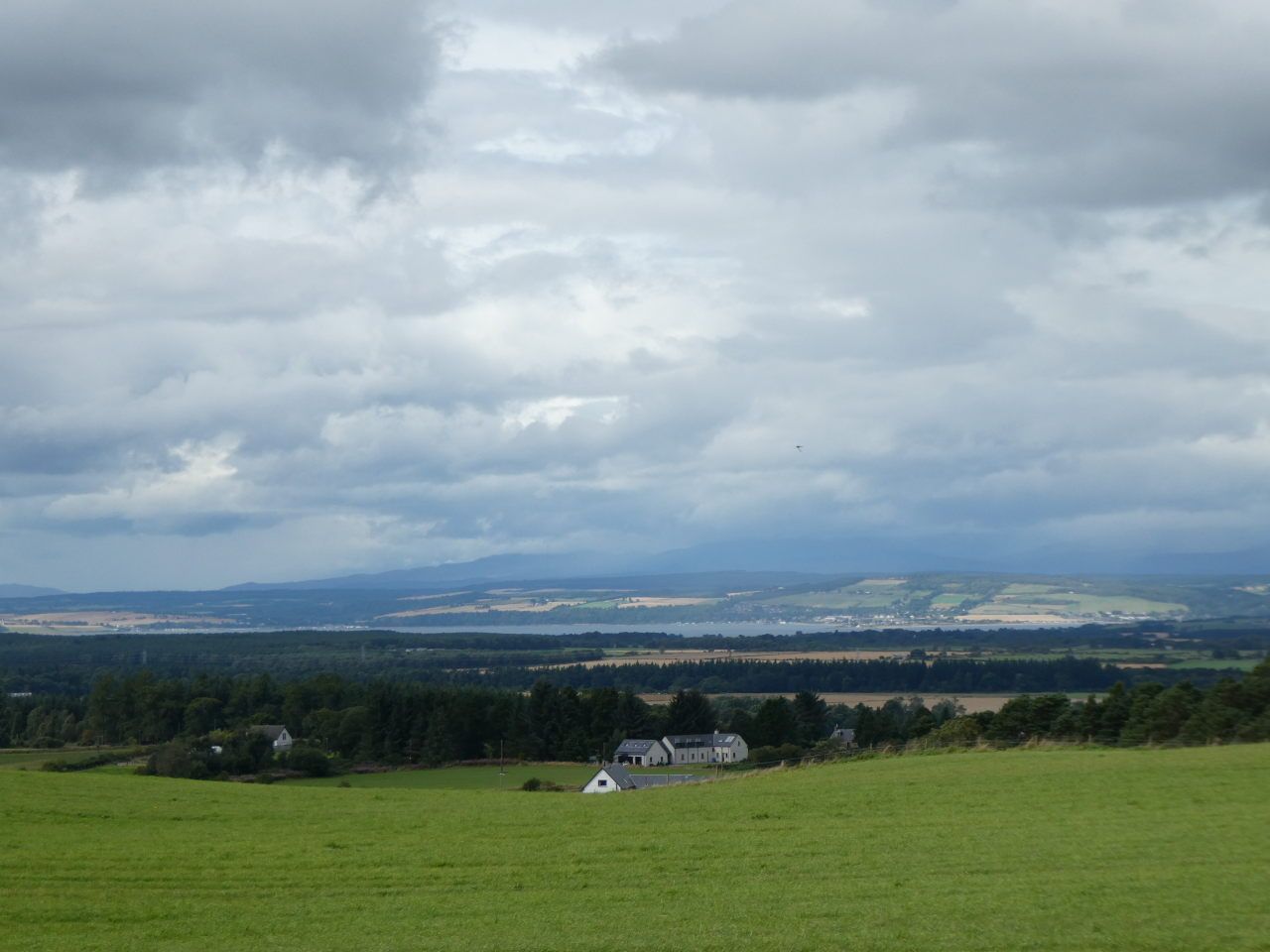 Blick von den Bergen zum Inner Moray Firth