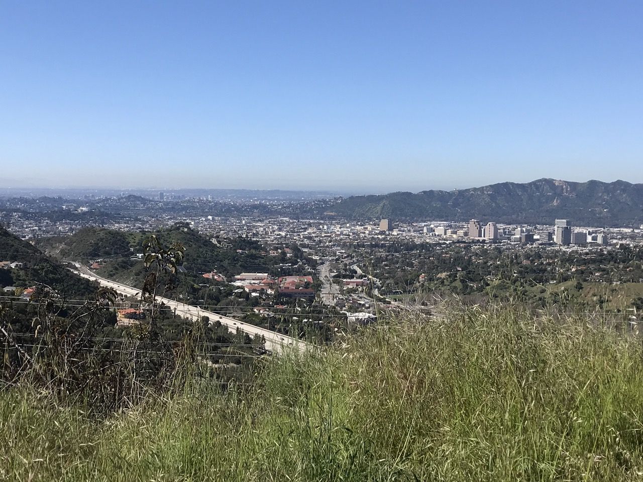 View of Downtown Glendale on Right