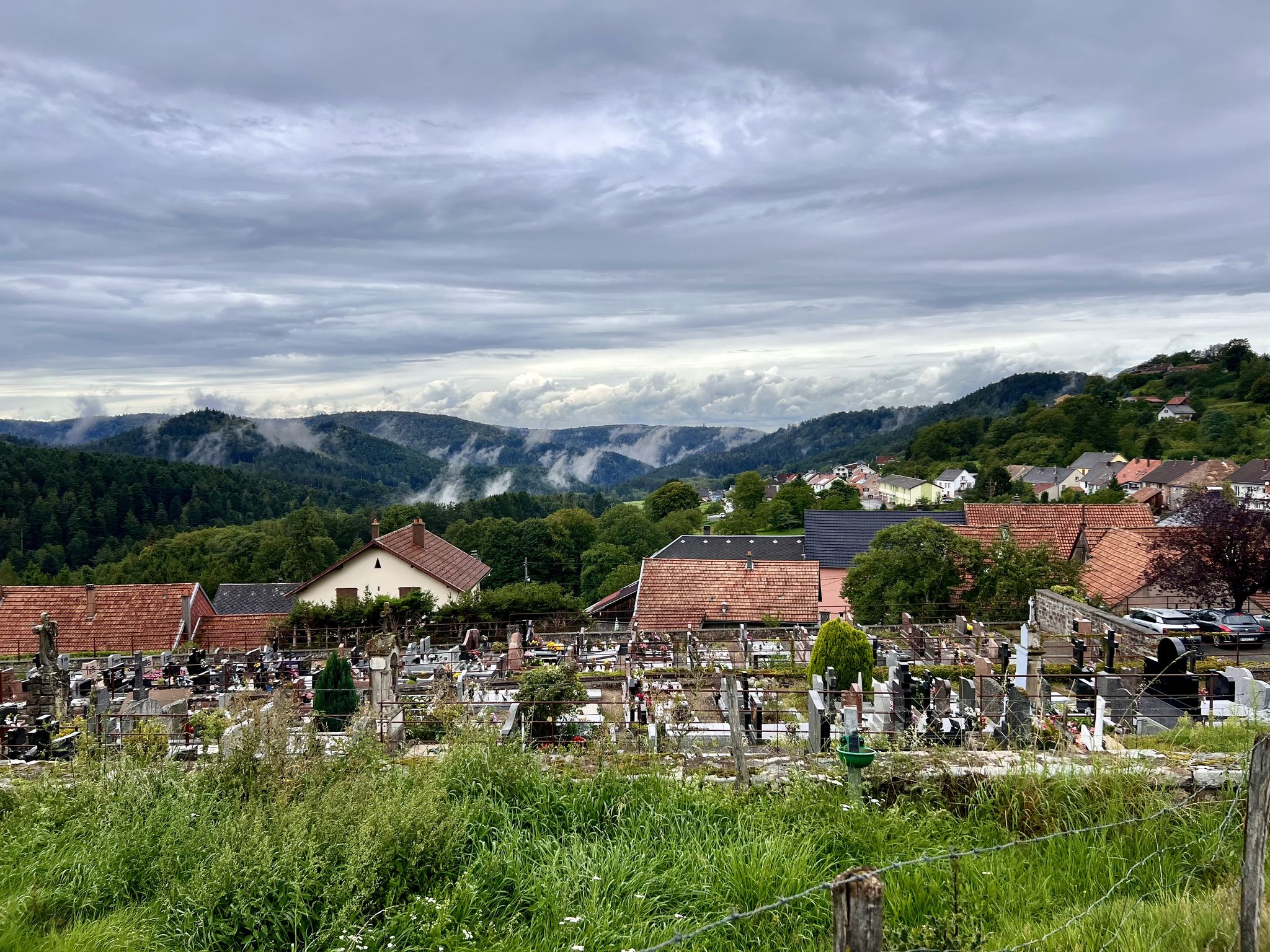 Panorama mit Friedhof