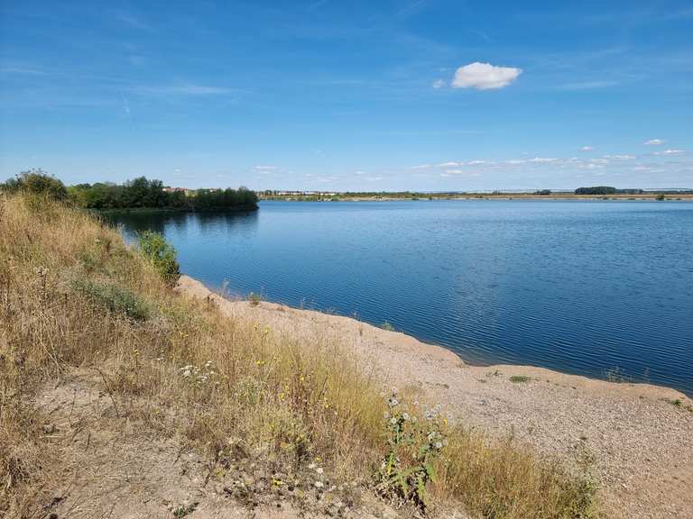 Stotternheimer See Lutherstein Runde von Stotternheim Wanderung