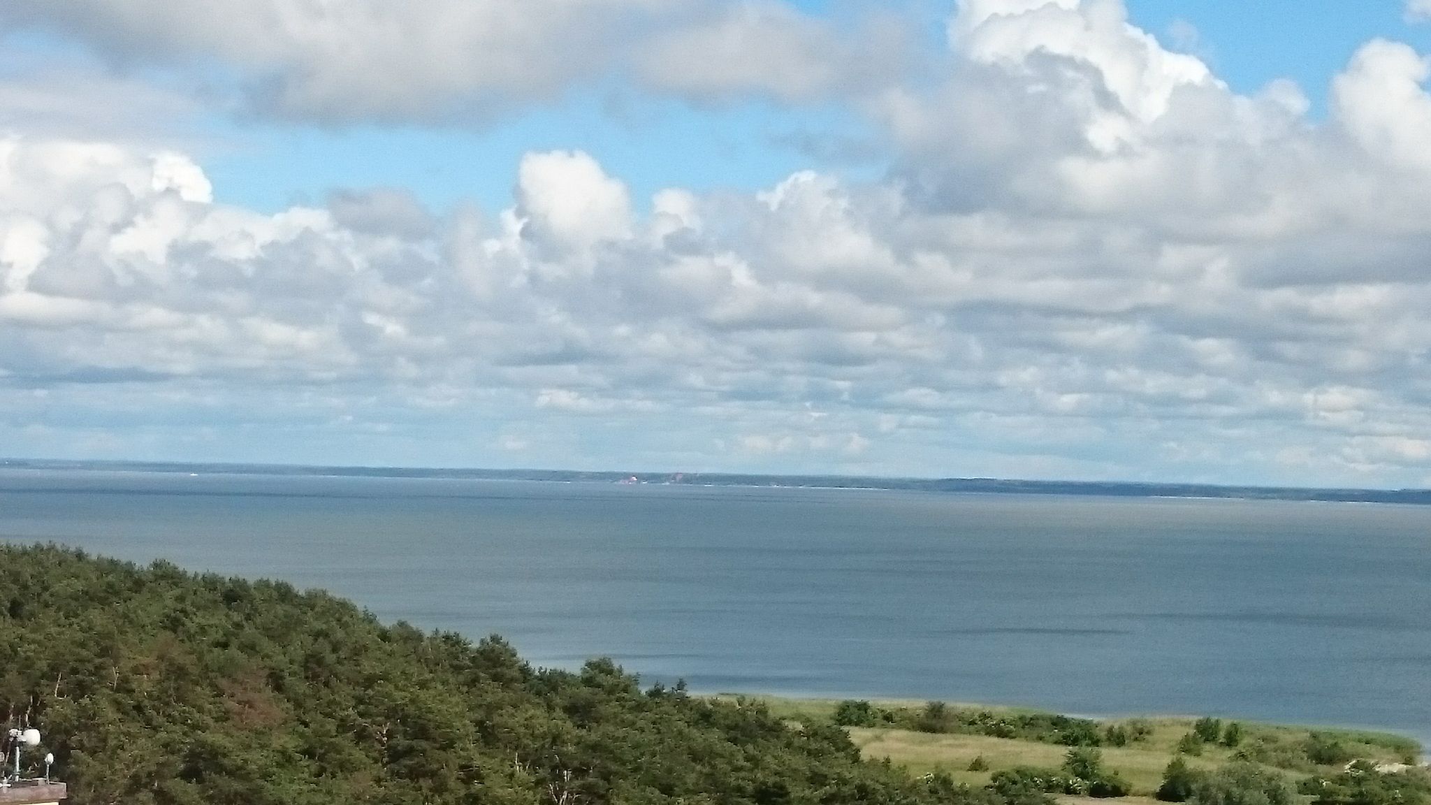 Krynica Morska - Blick vom Leuchtturm über das Frische Haff
