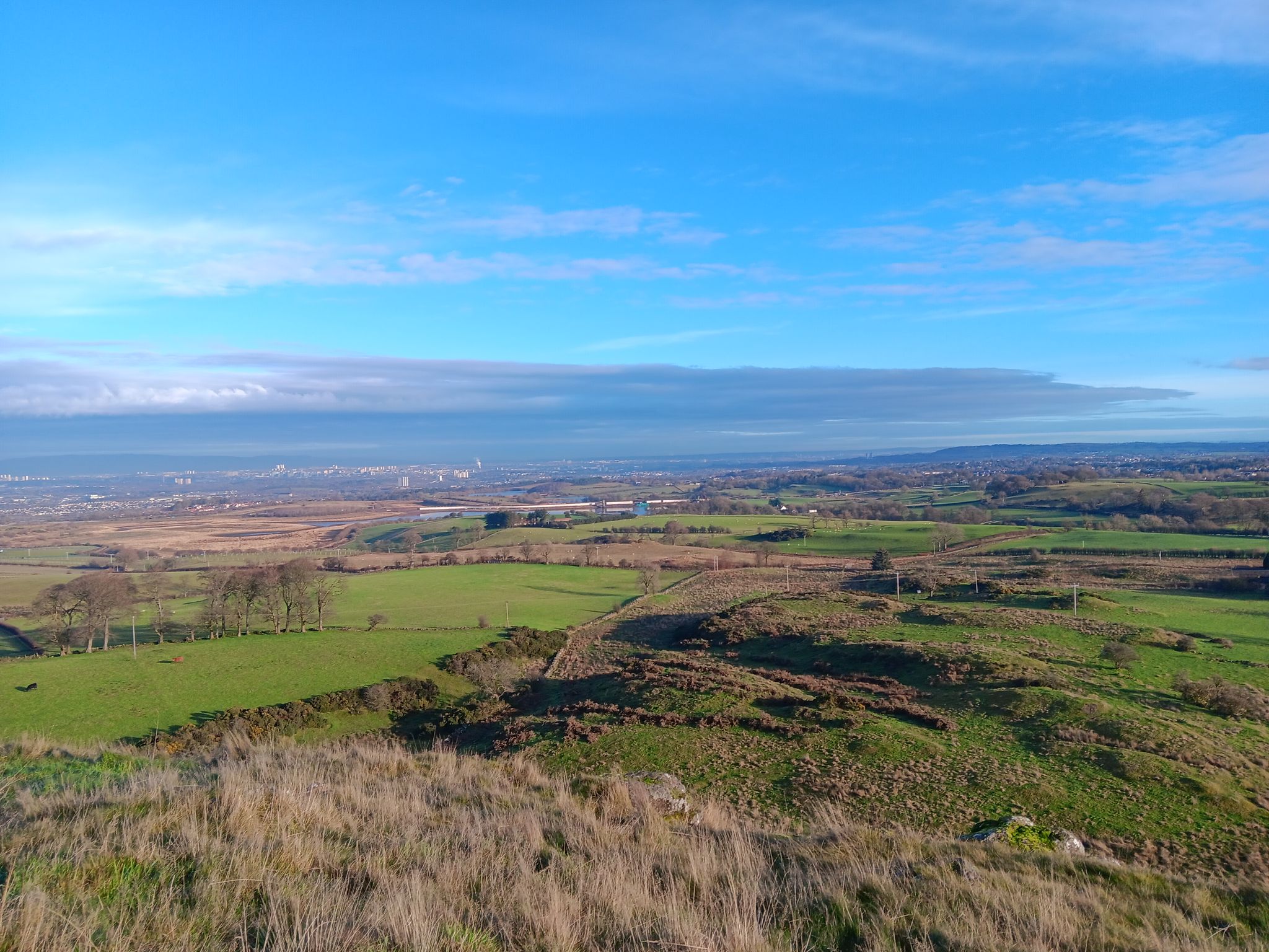Glasgow and eastish from Duncarnock (The Craigie).
