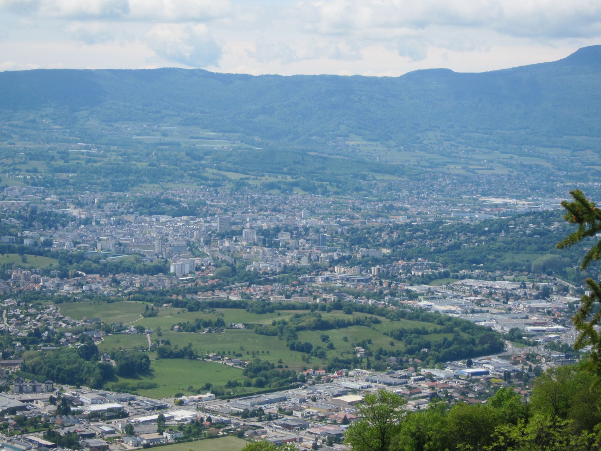Blick vom Grand Joueret nach Chambery