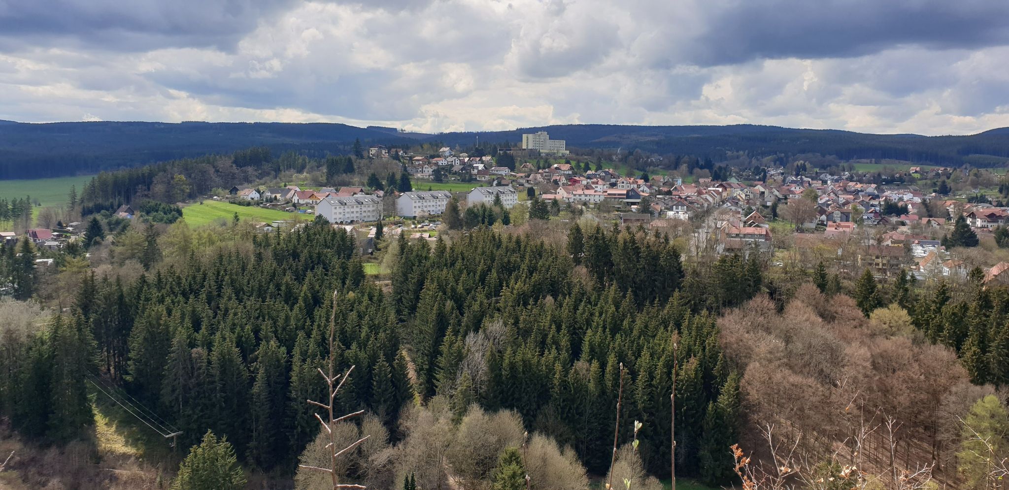 Blick auf  Finsterbergen