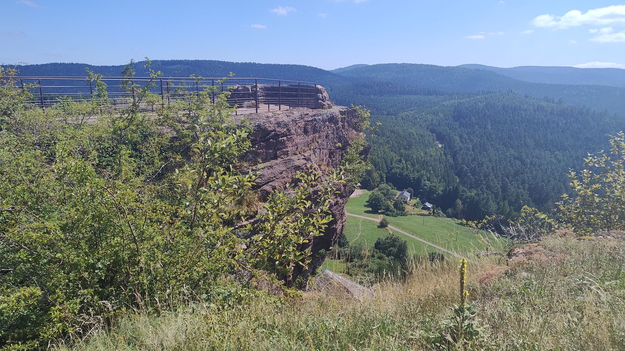 Rocher de Dabo - Blick Richtung Osten