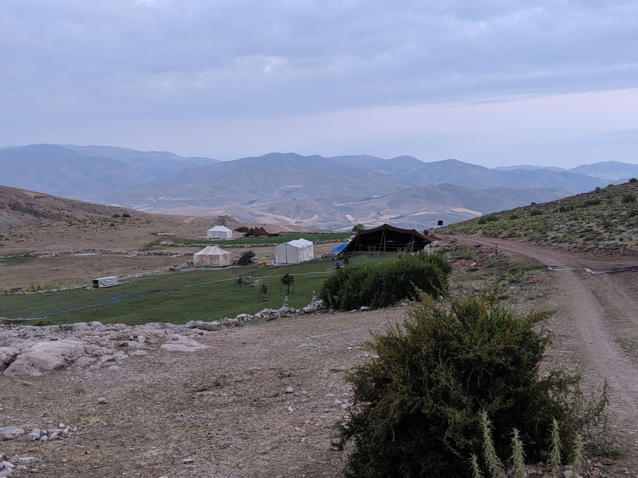 The camping spot for trekkers