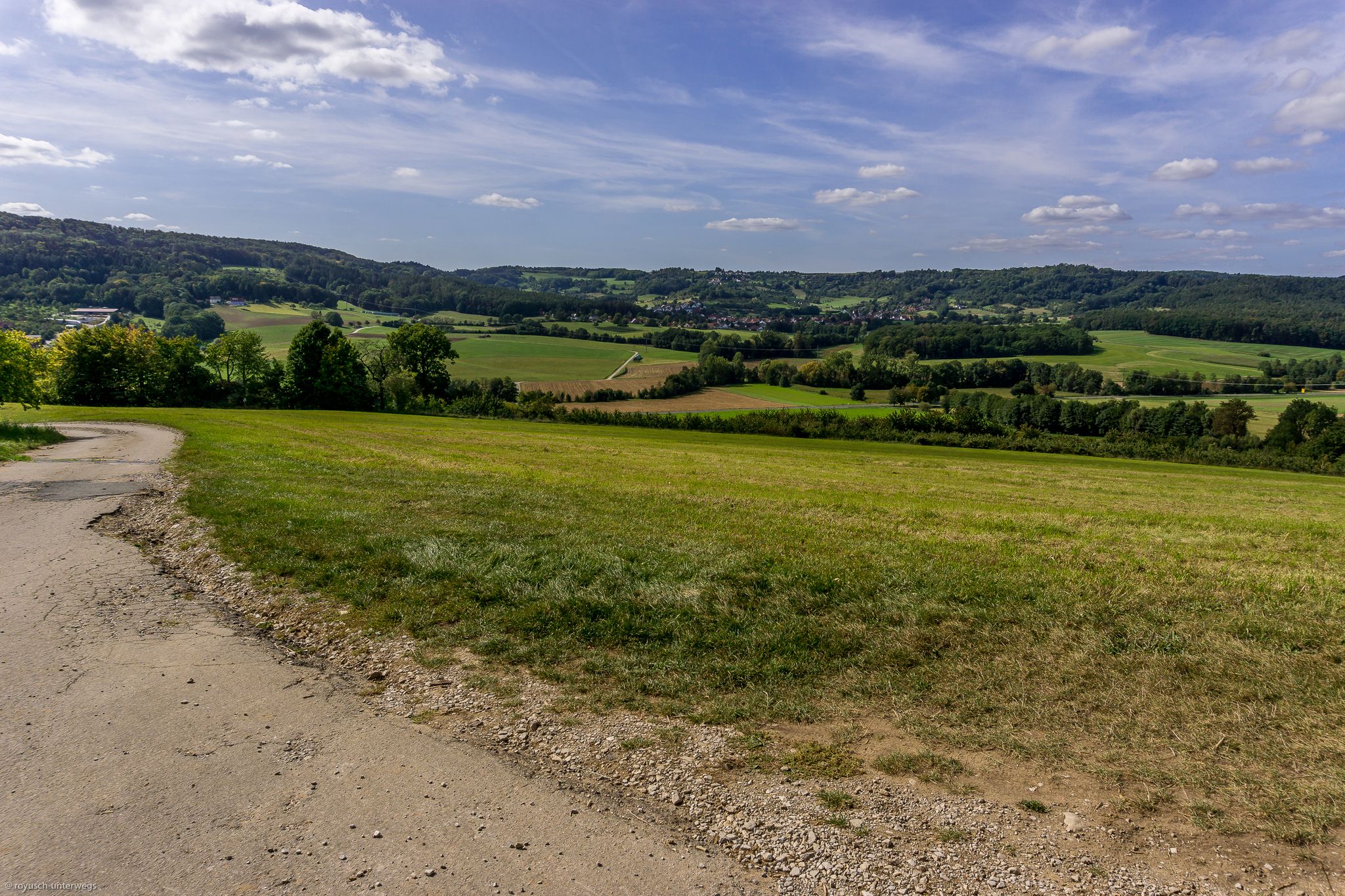 Blick nach Ermreuth und Gleisenhof