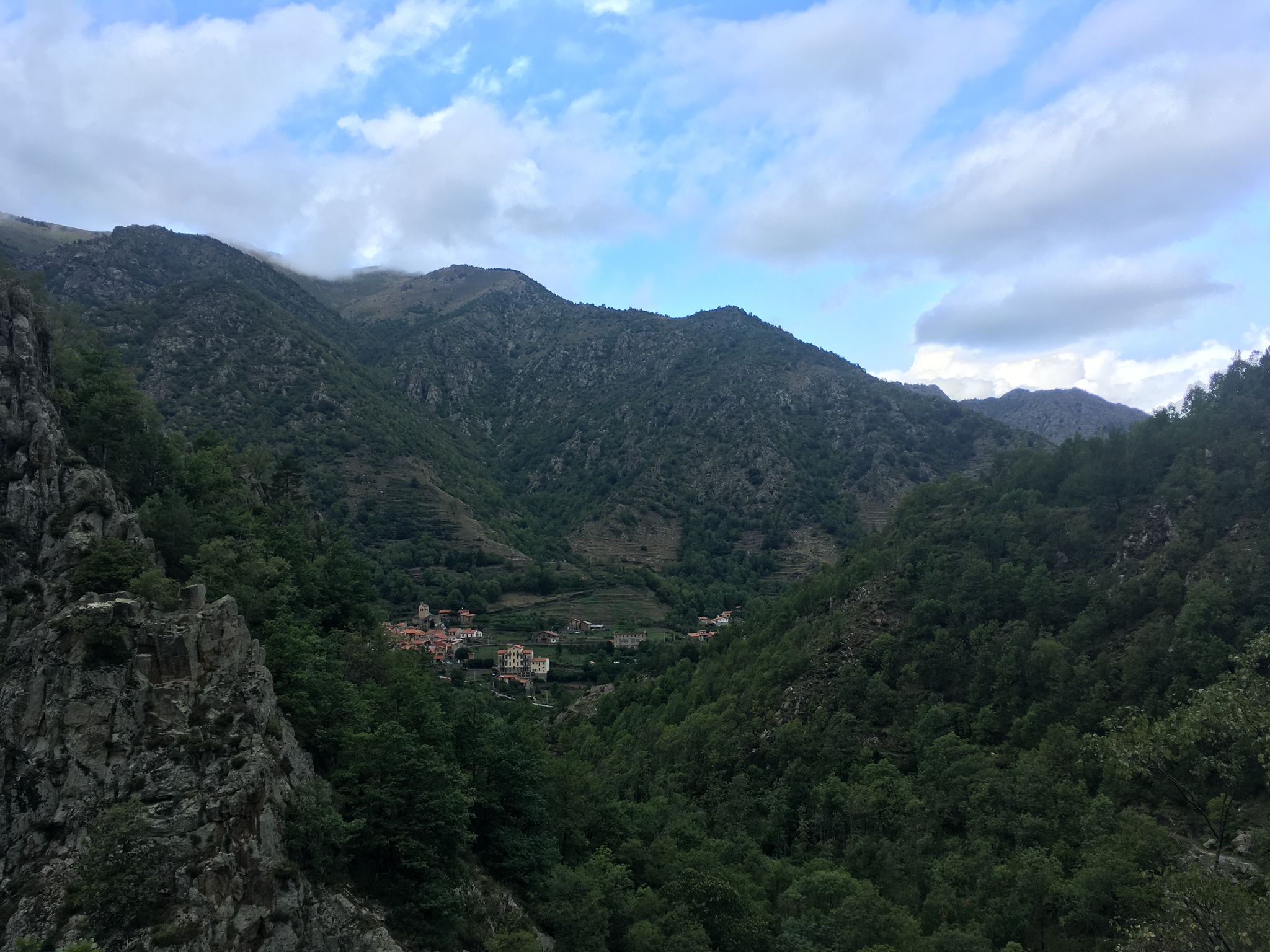 Blick auf Py vom Chemin de la Retirada Pi de Conlent