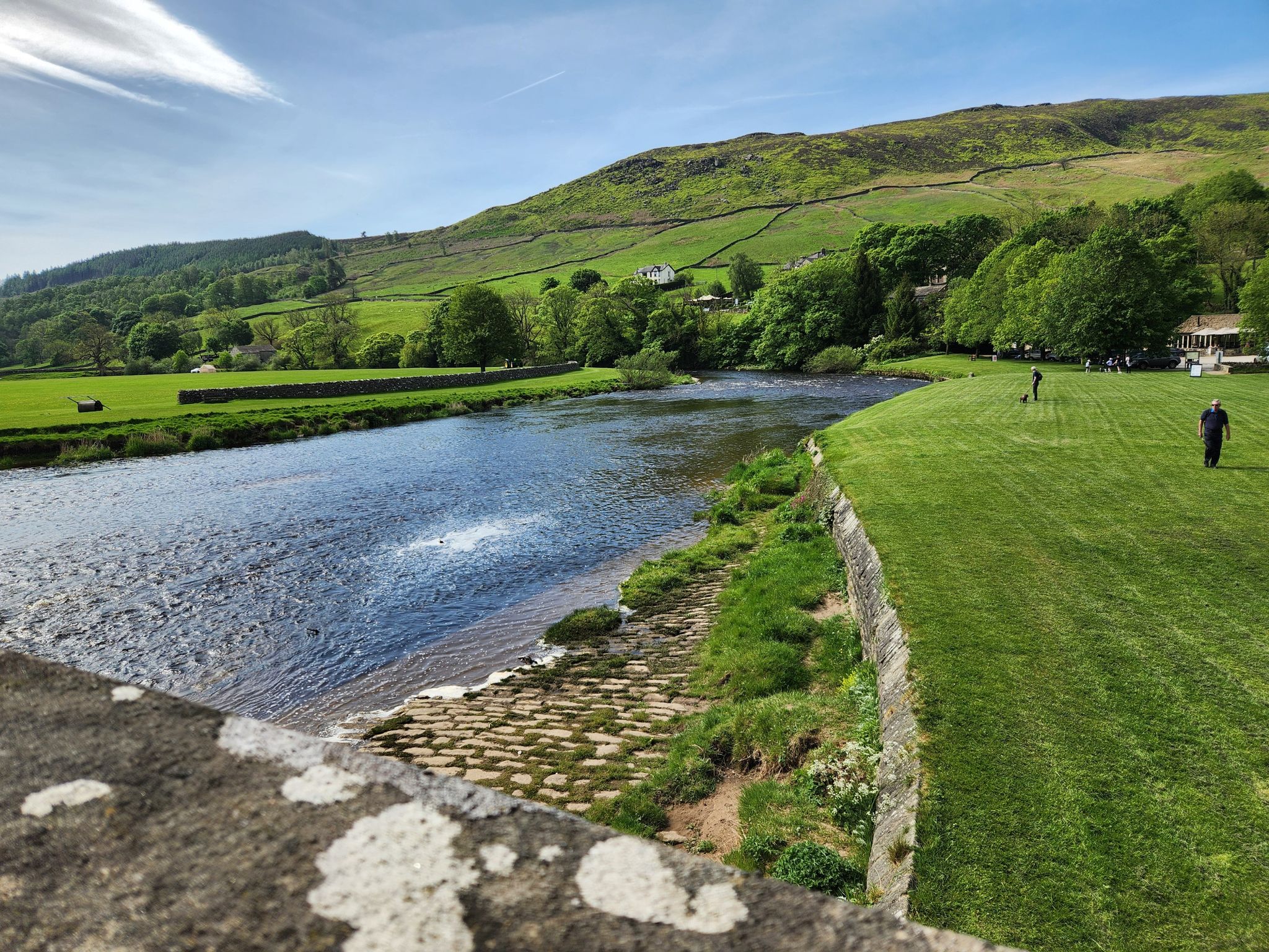 River Wharfe (downstream) from Burnsall Bridge