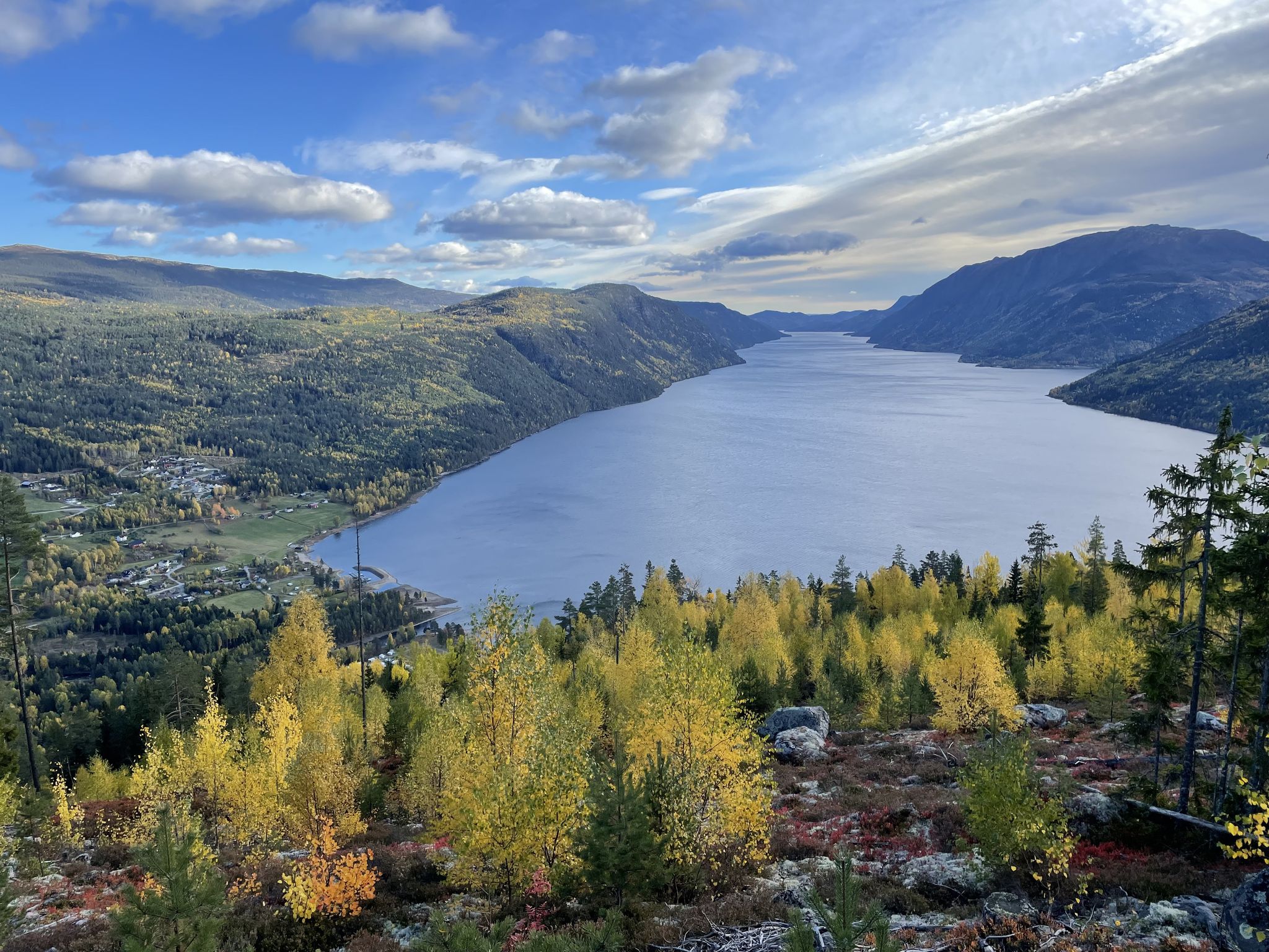 Tinnsjøen der nede