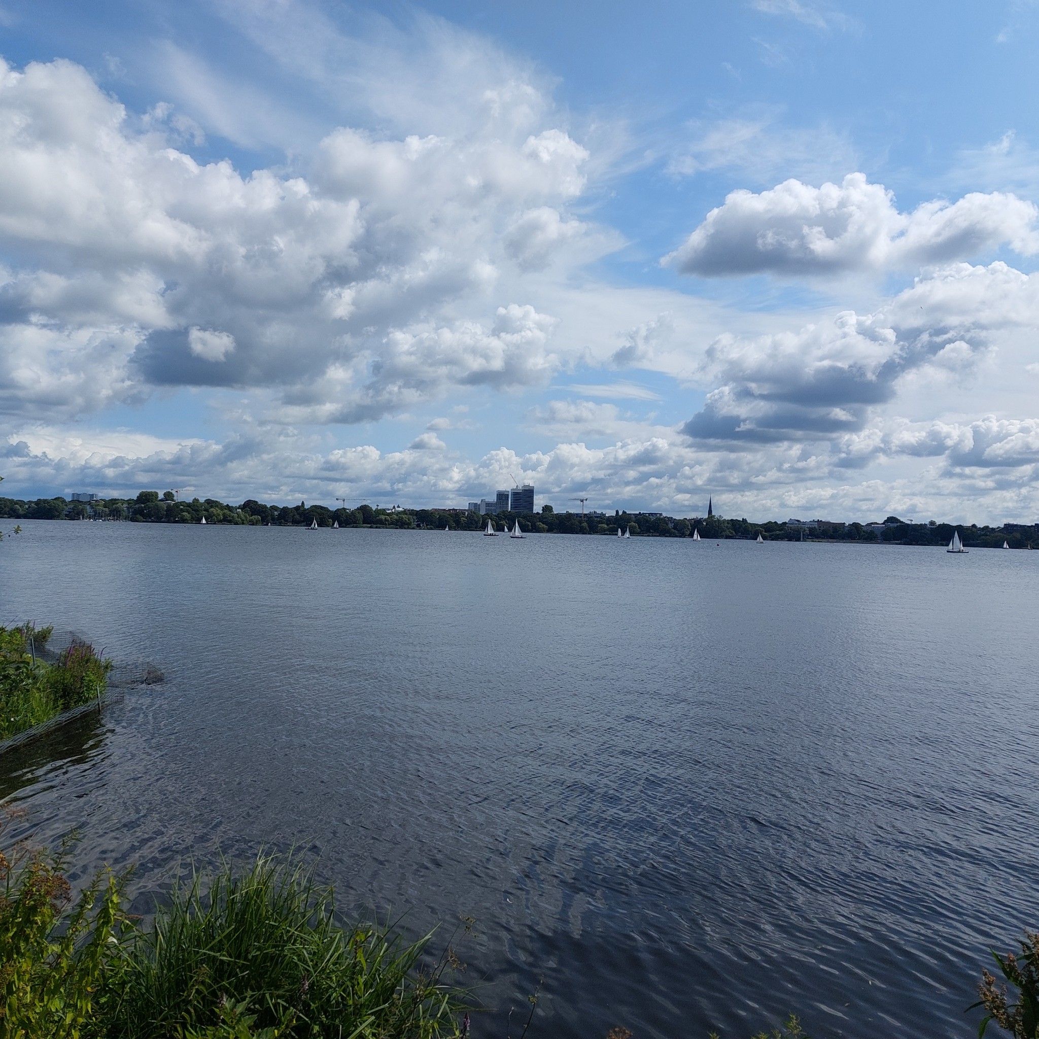 Blick auf die Alster