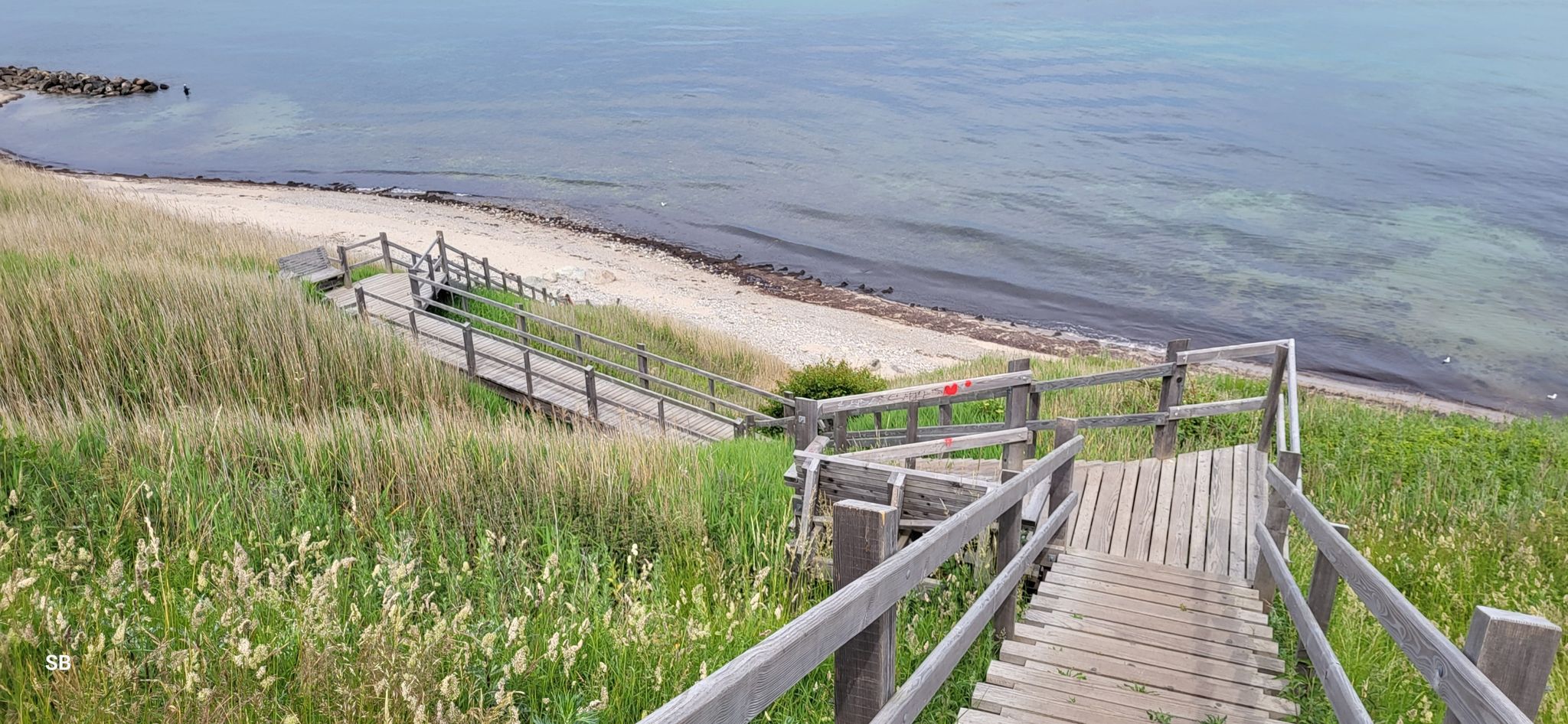 Abgang zum Strand...