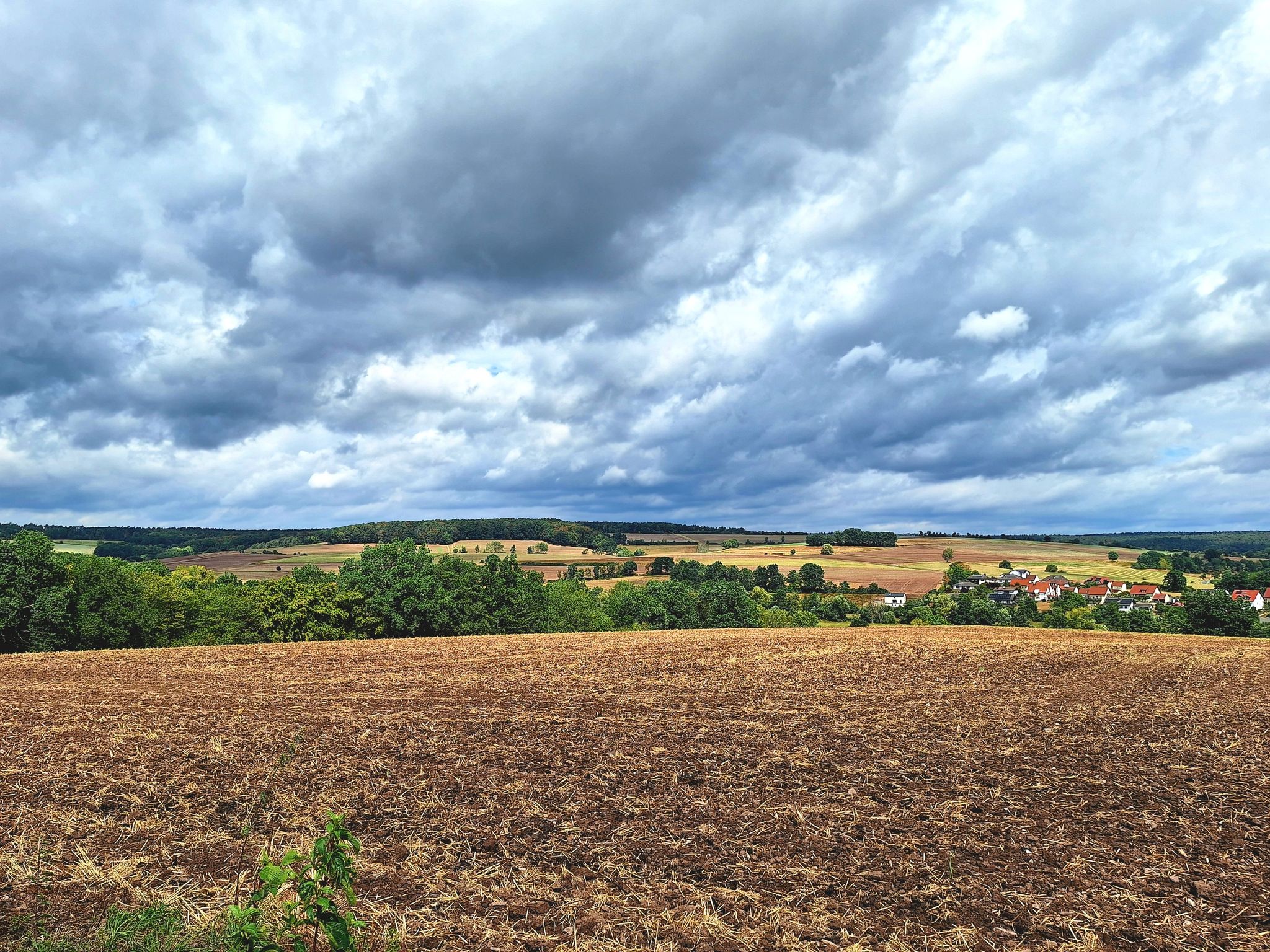 Blick über das Tal der Rauhen Ebrach