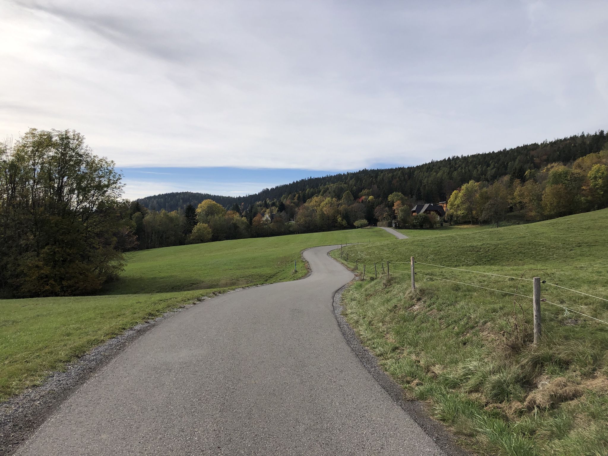Am Römerweg nach Hohenberg
