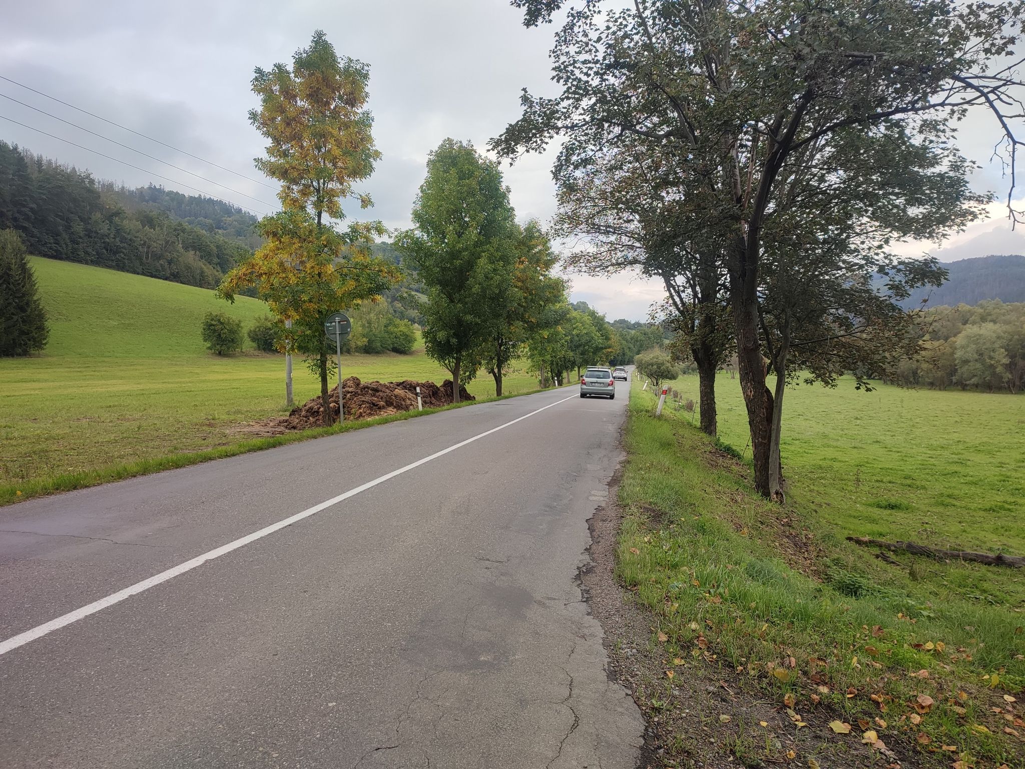 Hauptstraße, leider ohne Radweg