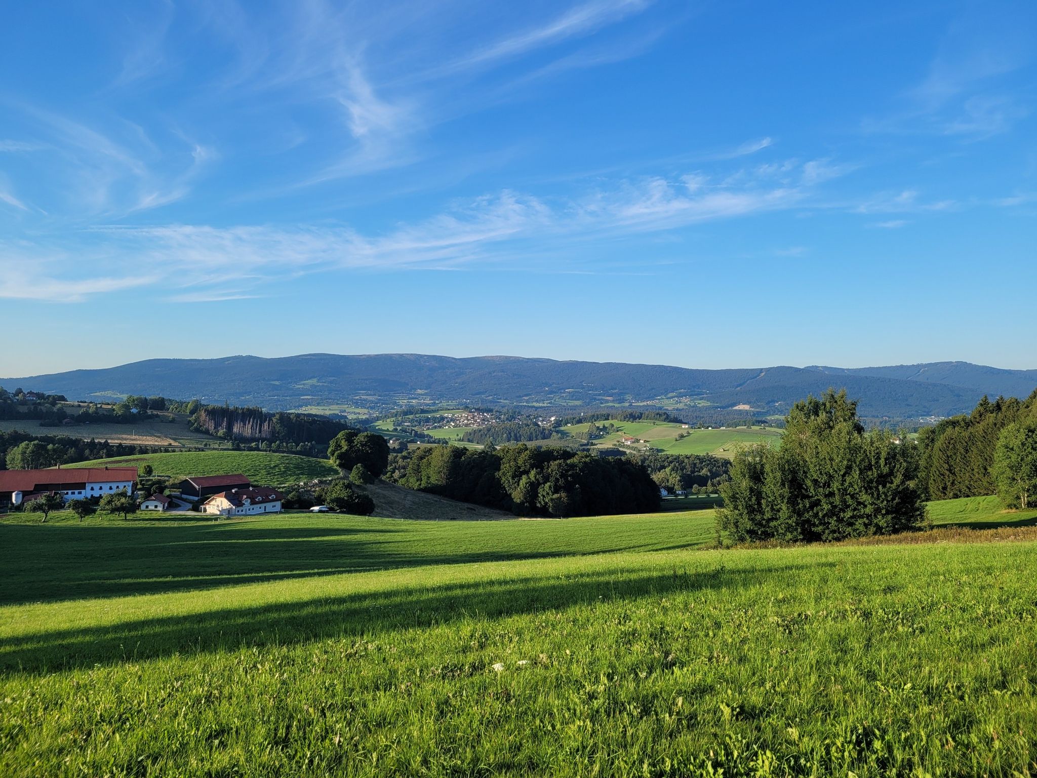Aussicht von Treppenschaukel