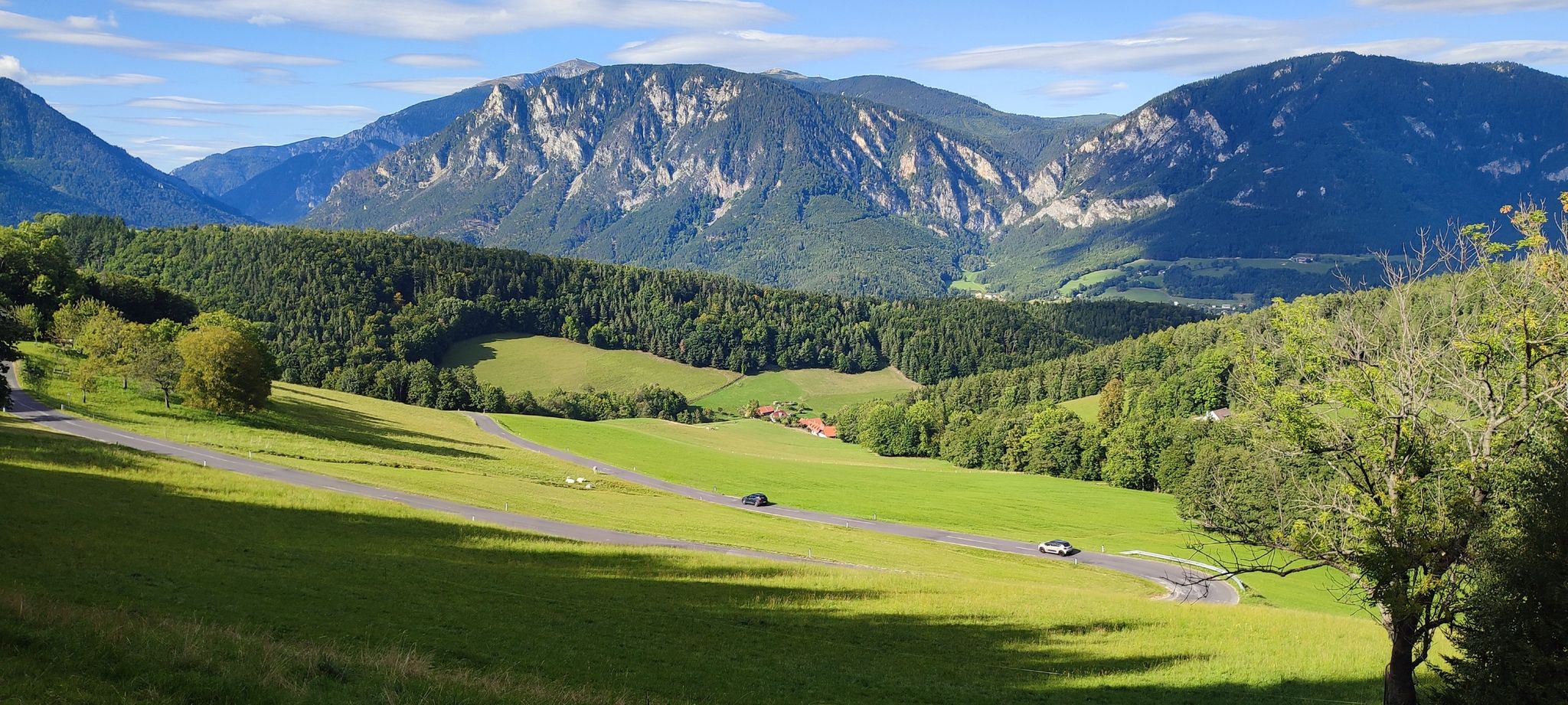 Blick zum Schneeberg