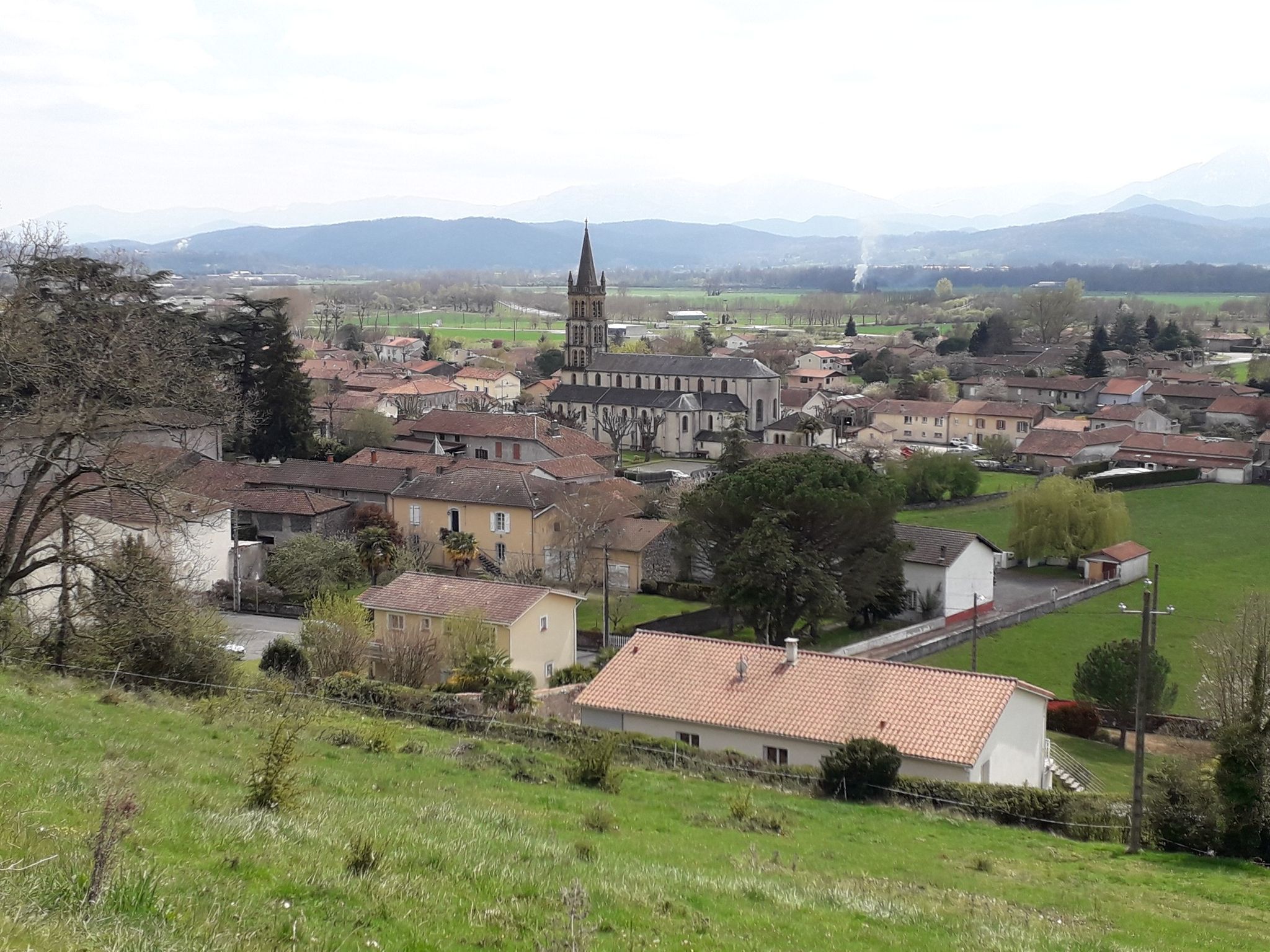 Villeneuve depuis la table d'orientation