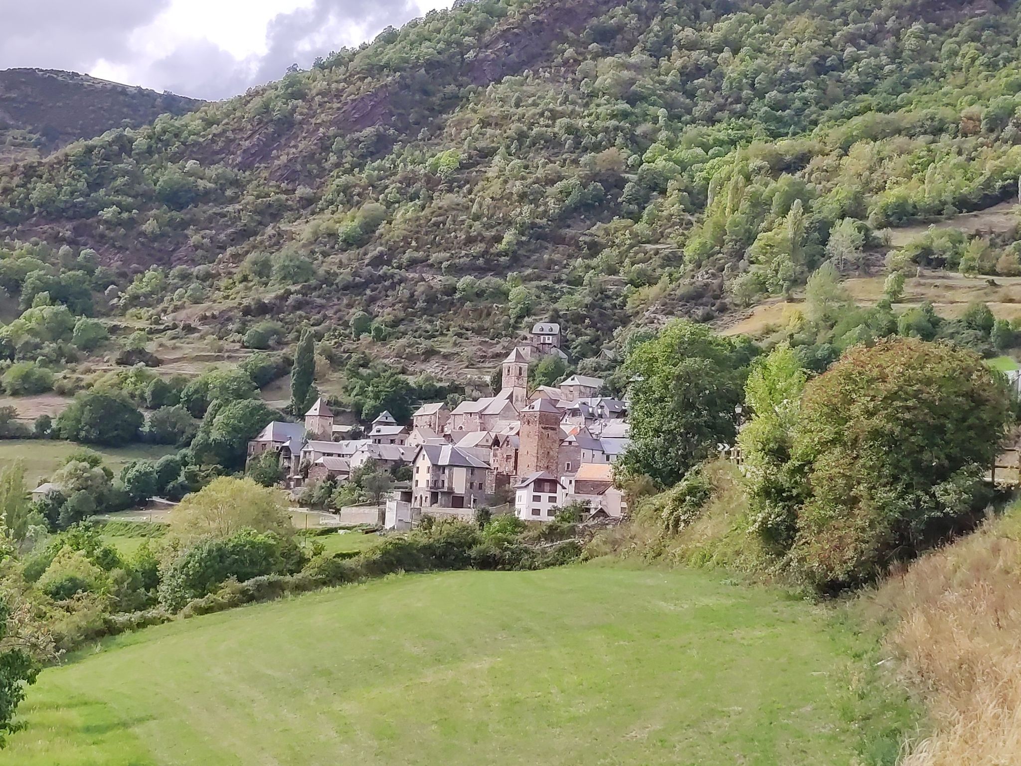 Blick auf Gistain