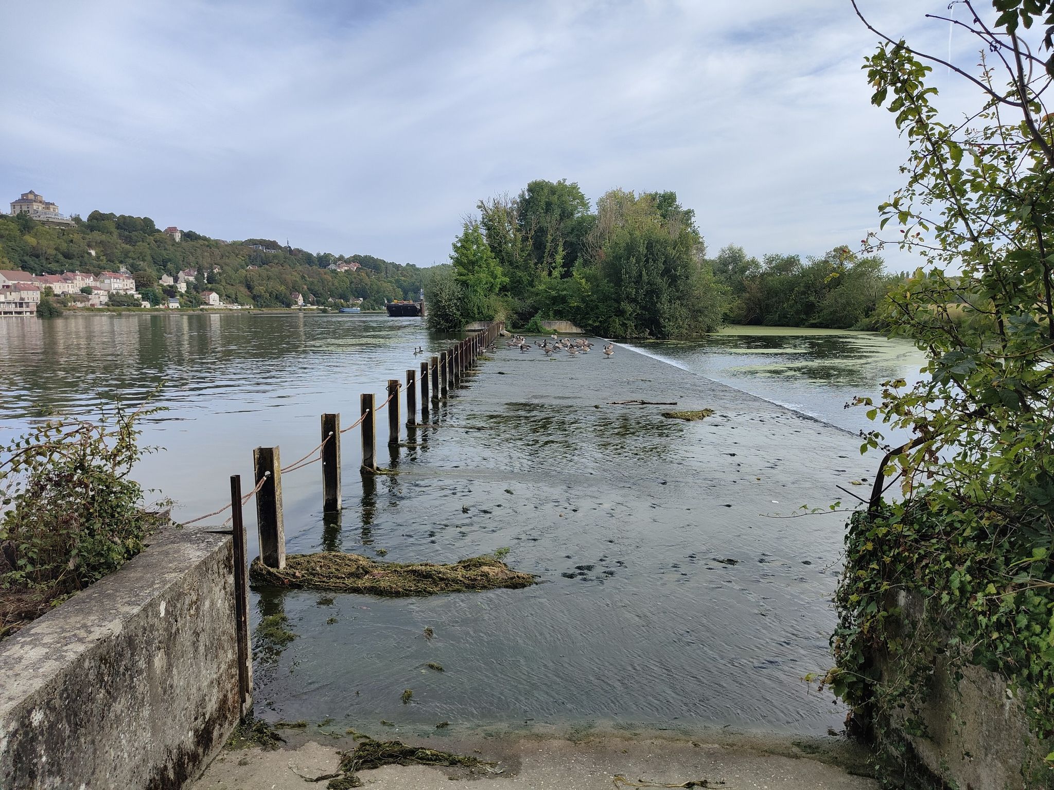 passage de barrage