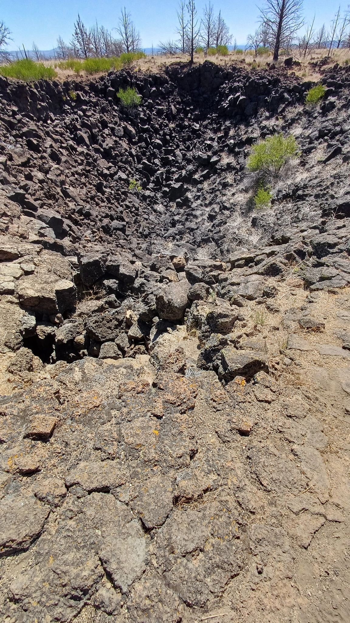 eingestürzte Lavahöhle