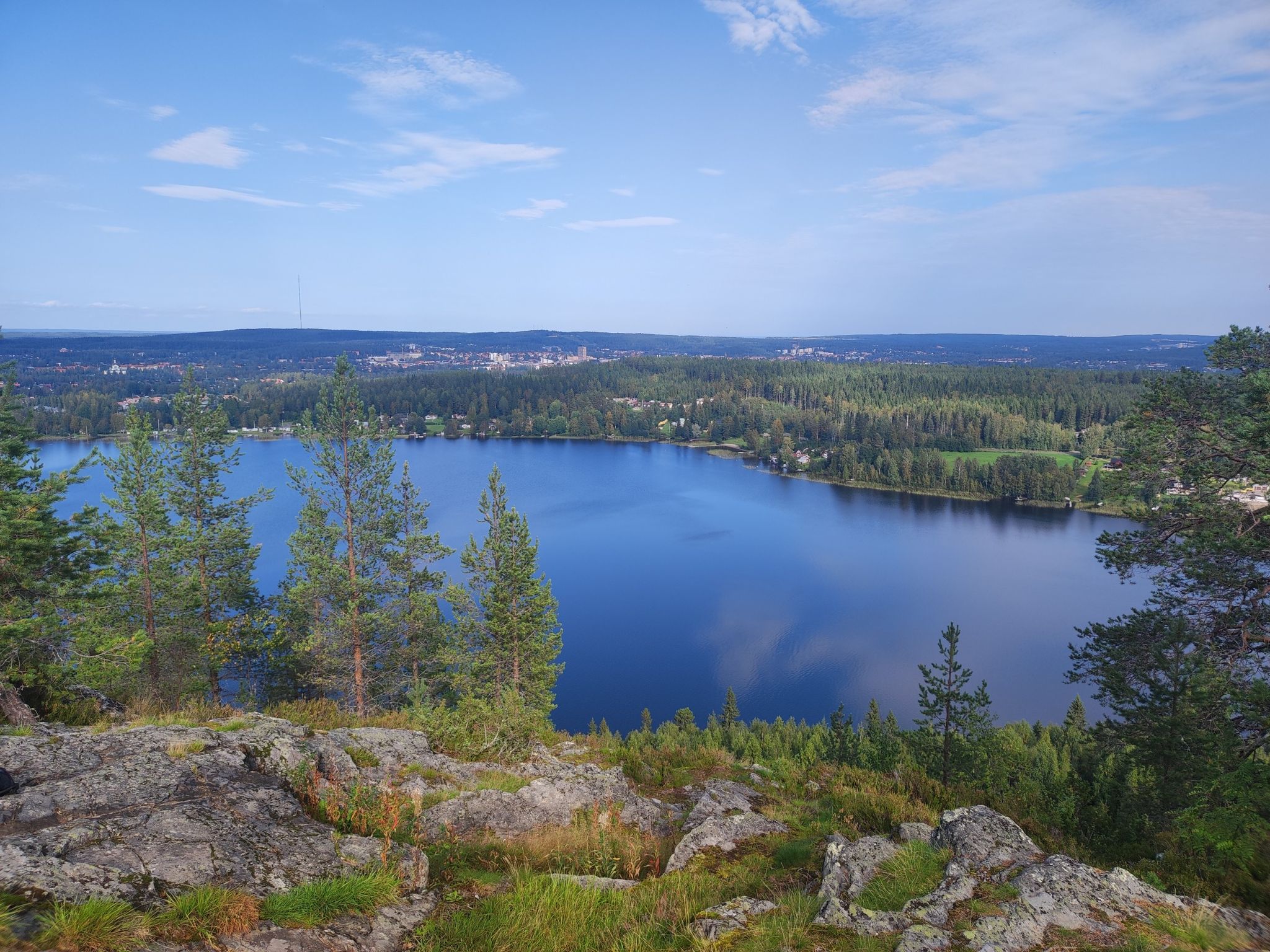 Aussicht vom Falkberget (147 m)