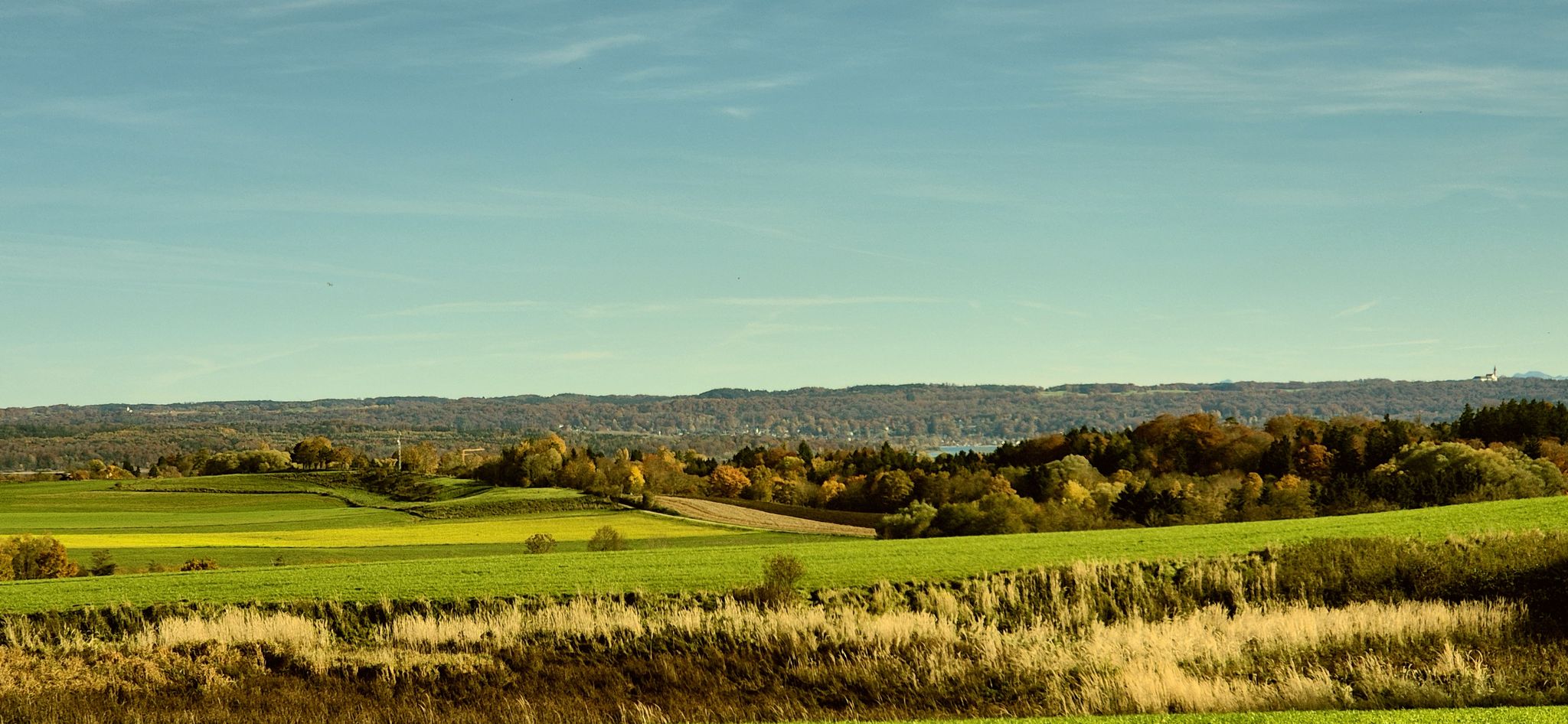 Blick Richtung See und Andechs