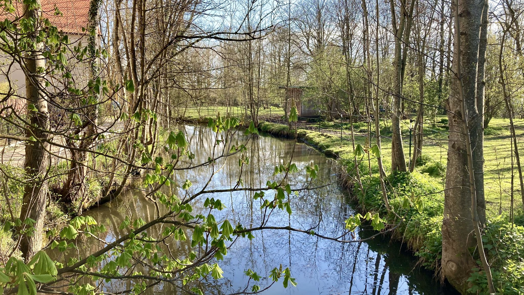 jetzt noch über die Paar in Mering ....